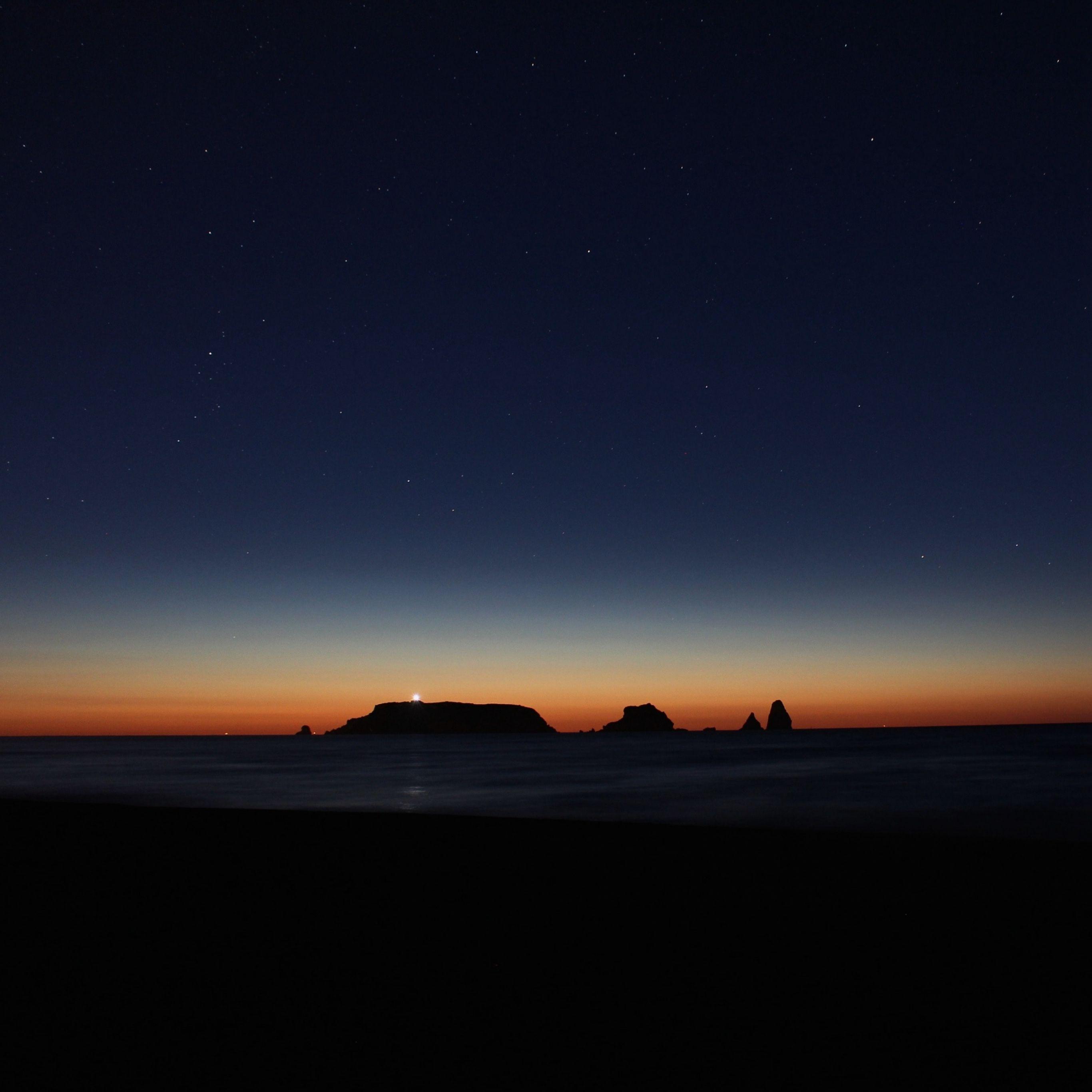 2732x2732 Calm Night Stars Sunset #iPad #Pro #wallpaper. iPad pro wallpaper, Stars at night, Samsung galaxy wallpaper