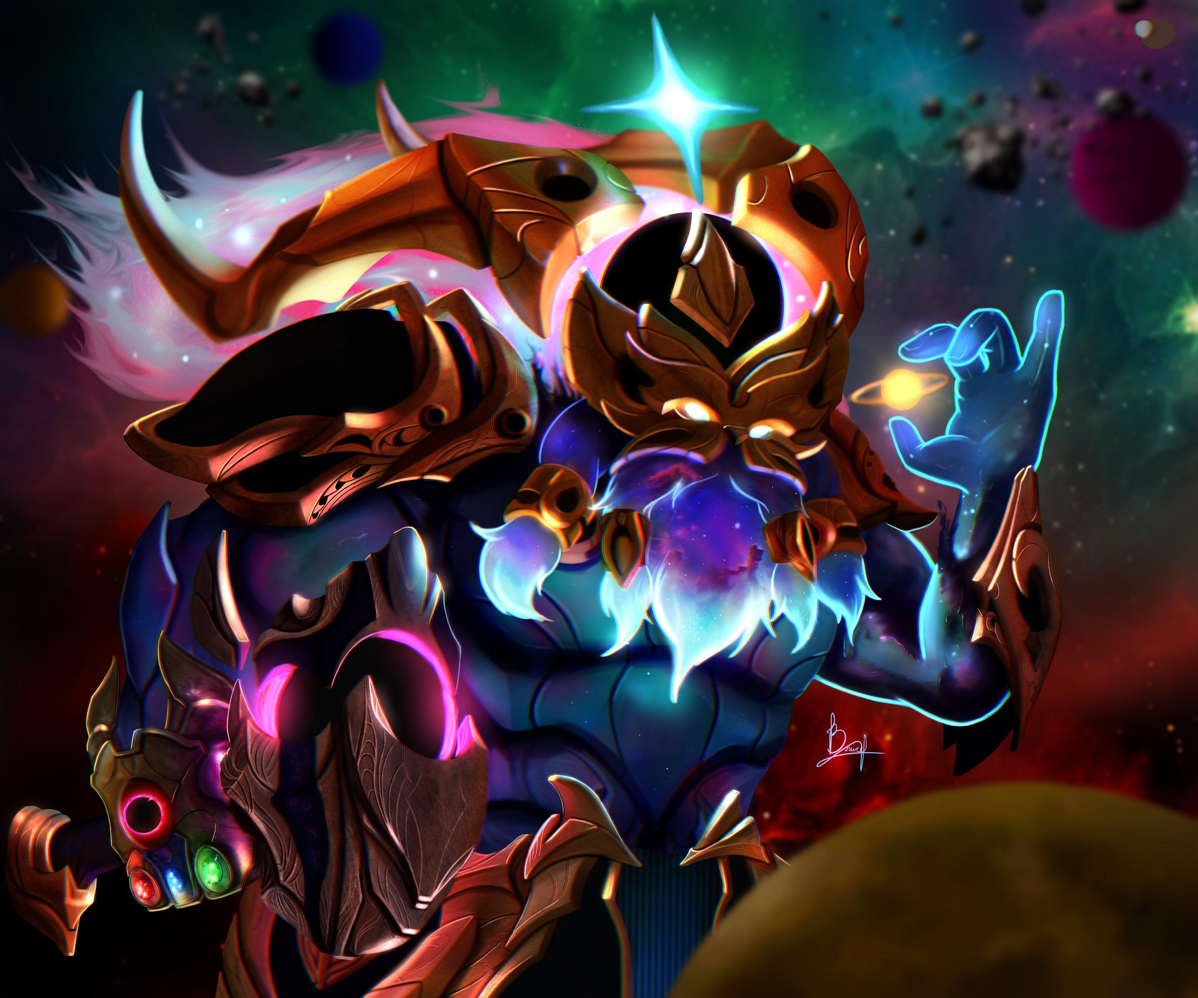 4096x3413 Cosmic Forge Ornn skin Concept
