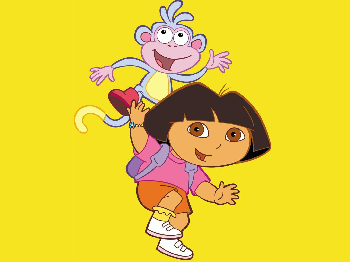 1440x1080 Download Dora The Explorer And Boots Ride Wallpaper