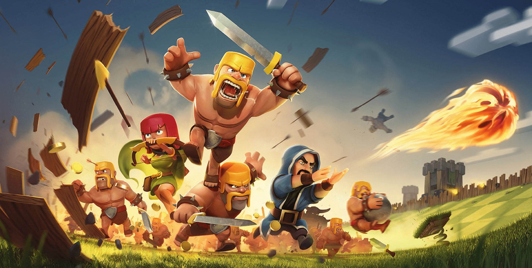 2139x1080 Clash of Clans HD Wallpaper and Background