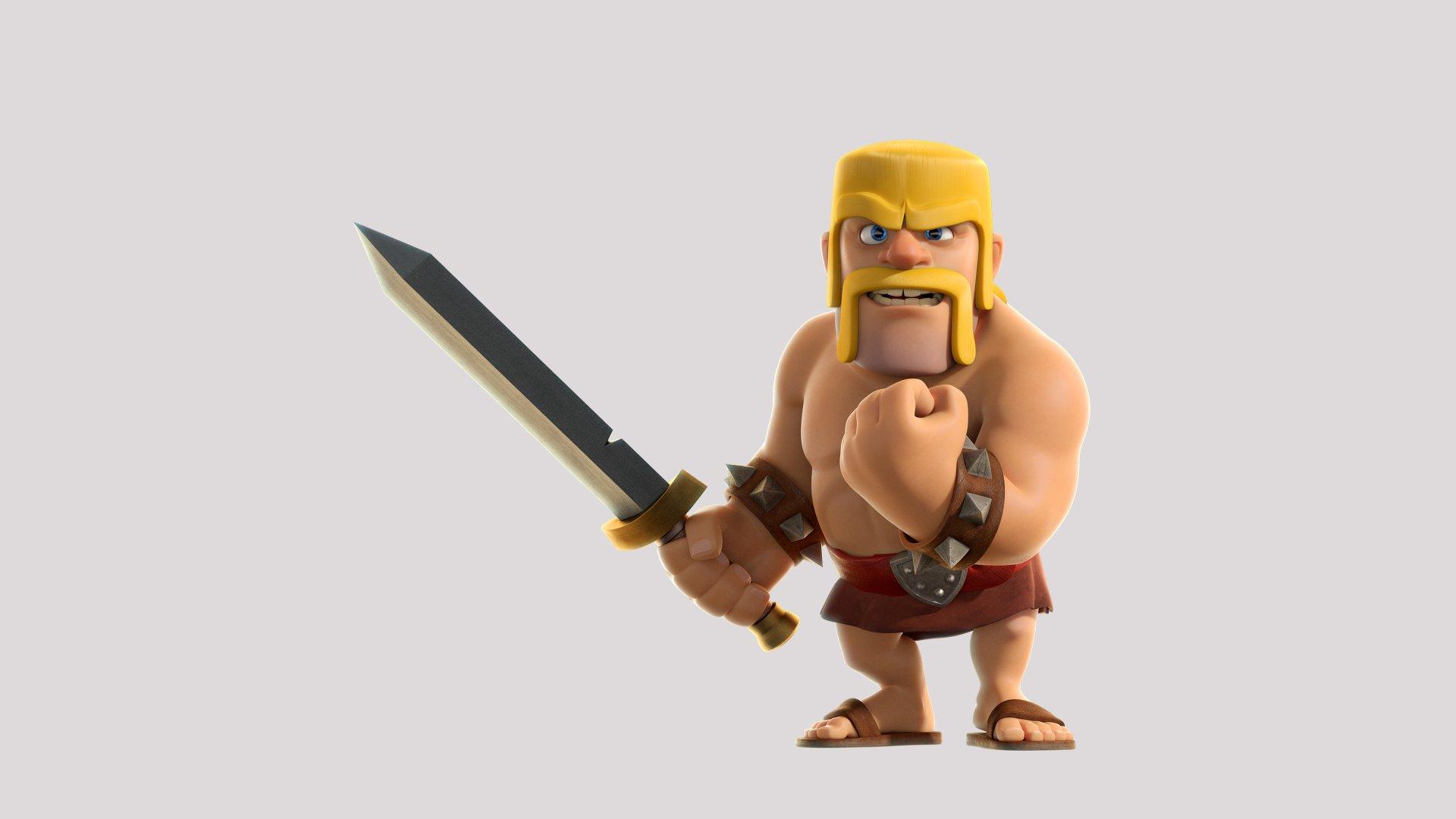 1920x1080 4K Barbarian (Clash Of Clans) Wallpaper and Background Image