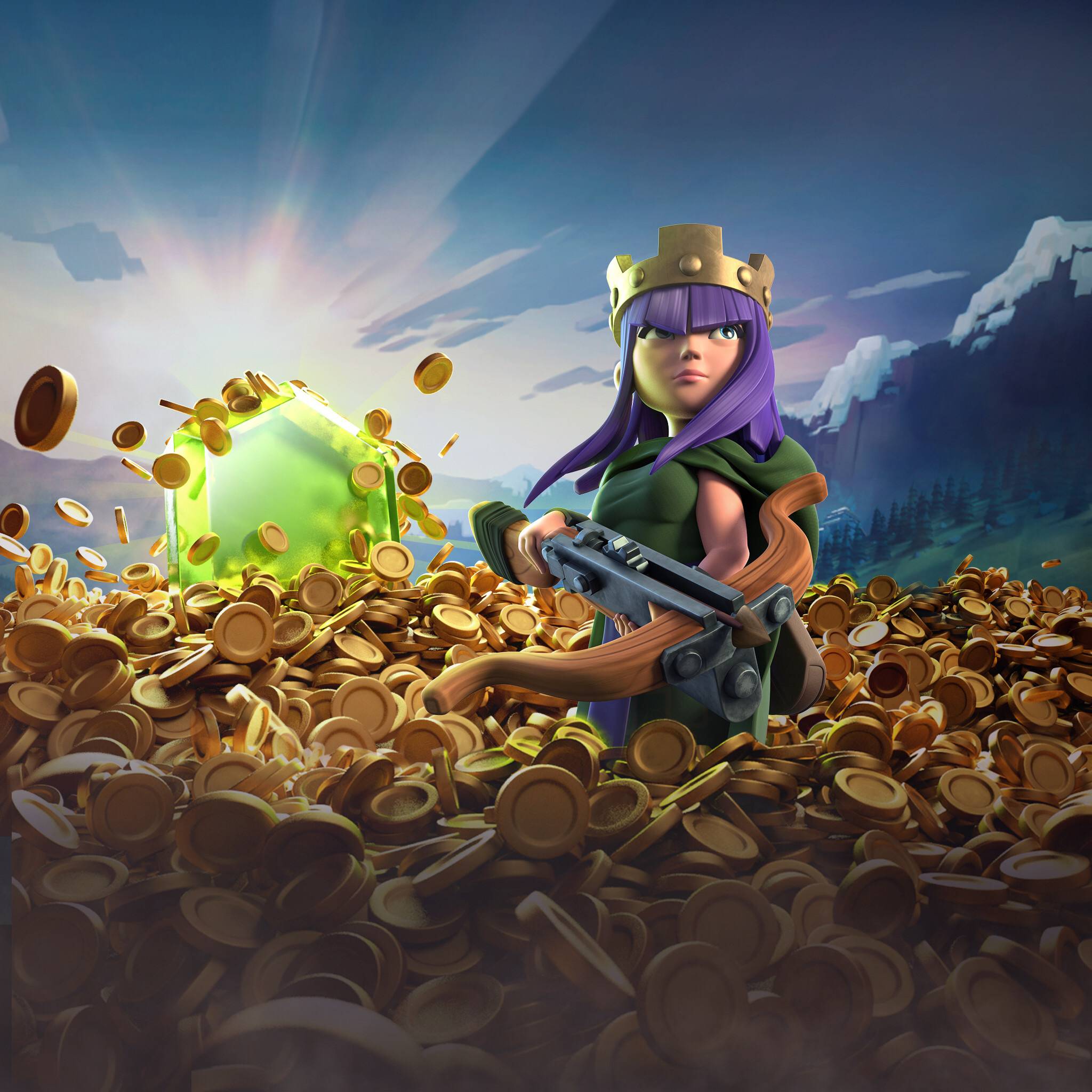 2048x2048 Archer Queen Clash Of Clans, HD Games, 4k Wallpaper, Image, Background, Photo and Picture