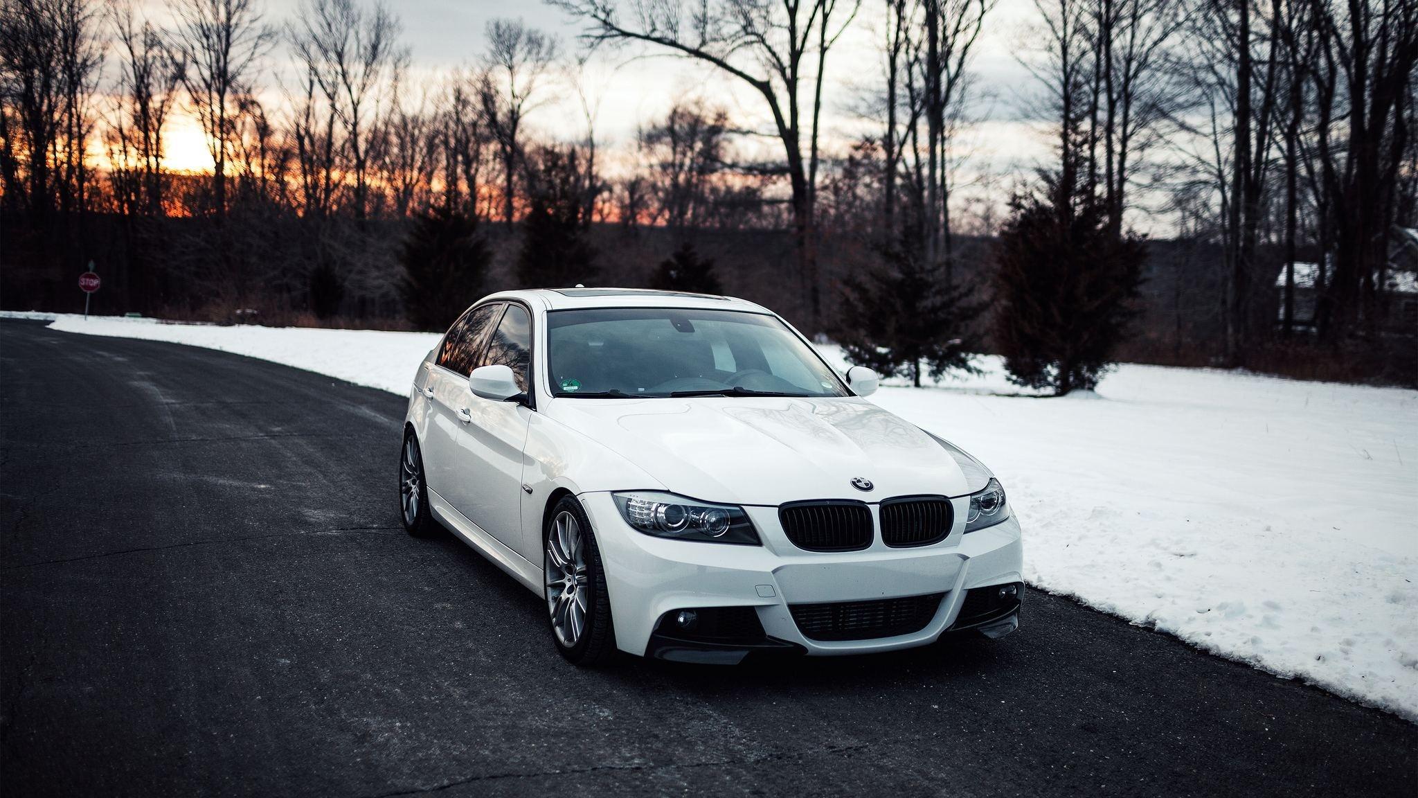 2048x1152 Download Wallpaper snow winter bmw e 2048x BMW E90