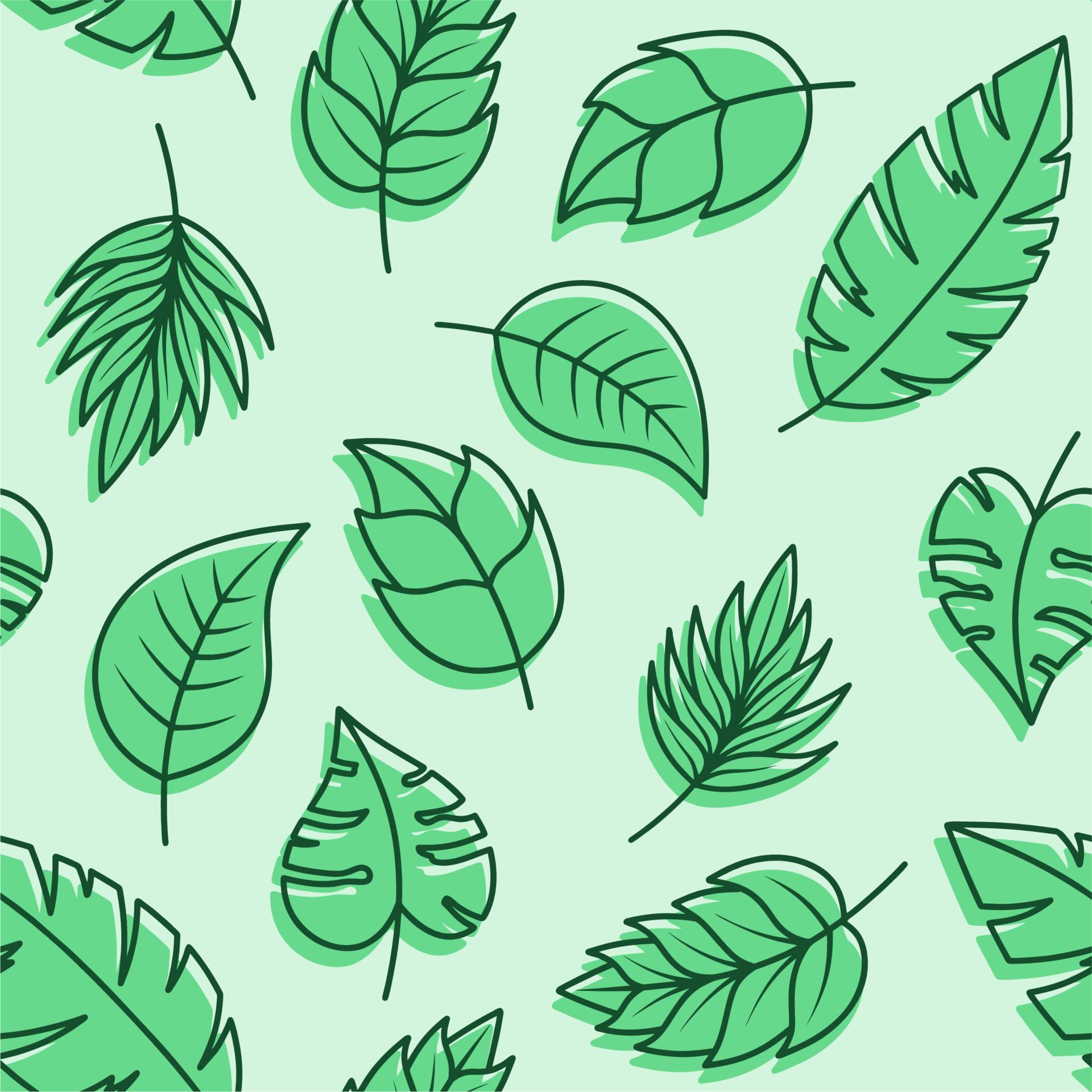 1920x1920 Nature Background. Tropical Leaves Pattern. Nature Light Green leaves Wallpaper Free