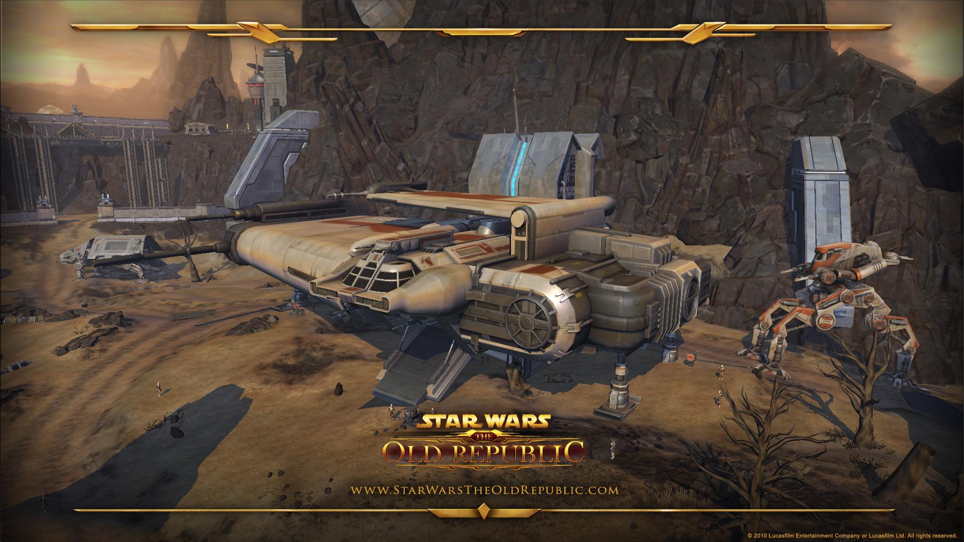1920x1080 Star Wars: The Old Republic Wallpaper Vehicles
