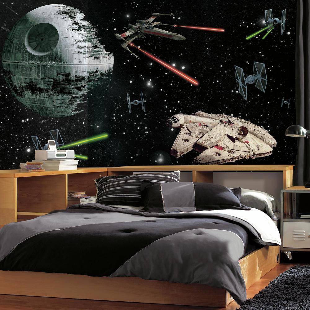 1000x1000 Star Wars Vehicles XL Spray and Stick Wallpaper Mural
