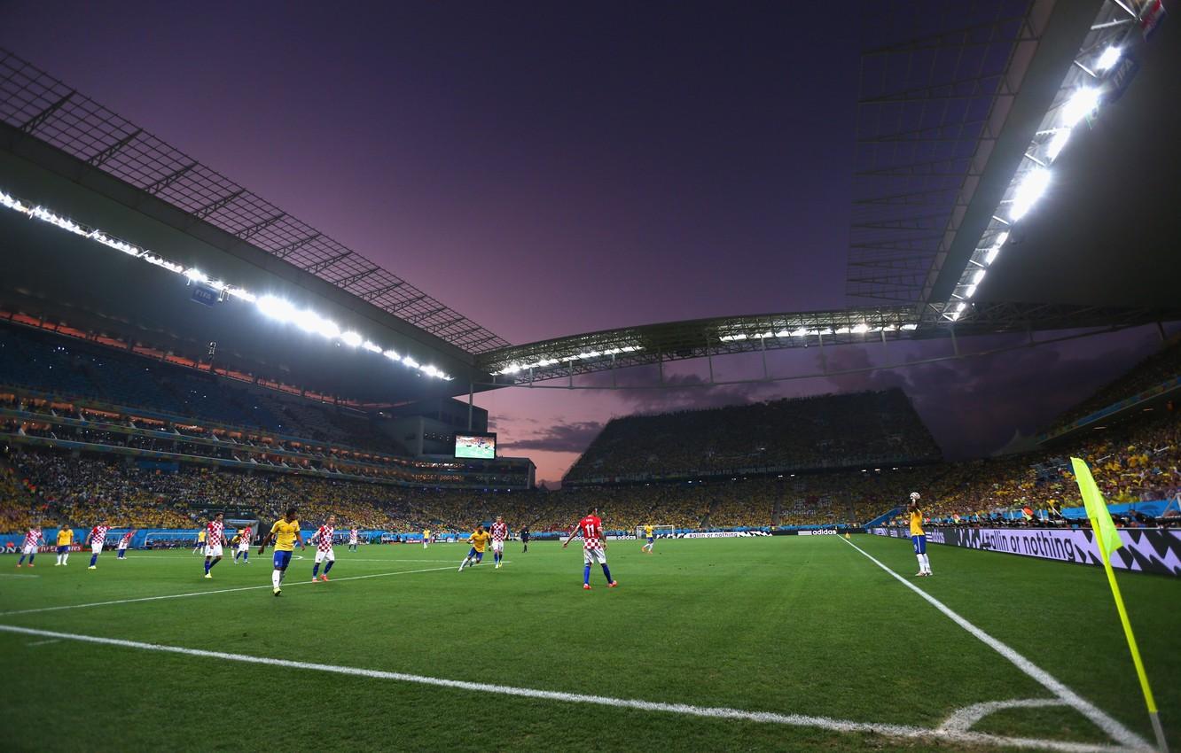 1332x850 Wallpaper Sport, Football, Brazil, Croatia, Football, Sport, Player, Brasil, Player, São Paulo, Sao Paulo, World Cup World Cup World Cup Crotia, Arena Corinthians image for desktop, section спорт