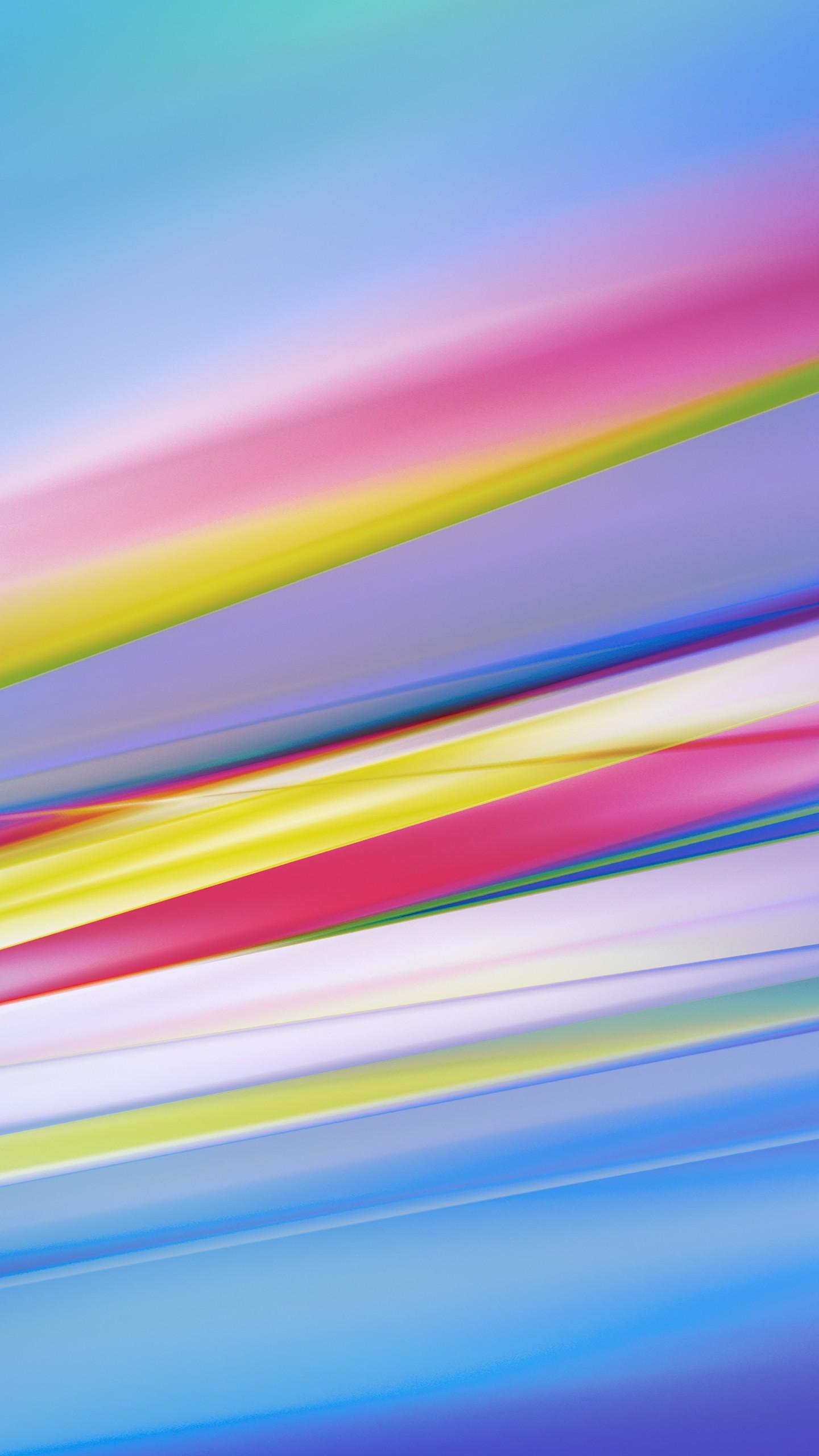 1440x2560 Wallpaper background, 4k, 5k wallpaper, lines, blue, orange, violet, yellow, Abstract