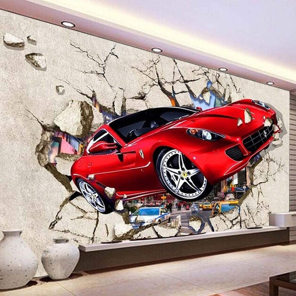 1005x1005 Free download WANGC Custom Sports Car Wallpaper Mural 3D Red Car Broken Wall [1005x1005] for your Desktop, Mobile & Tablet. Explore Kids Car Wallpaper. Car Wallpaper for Kids Room