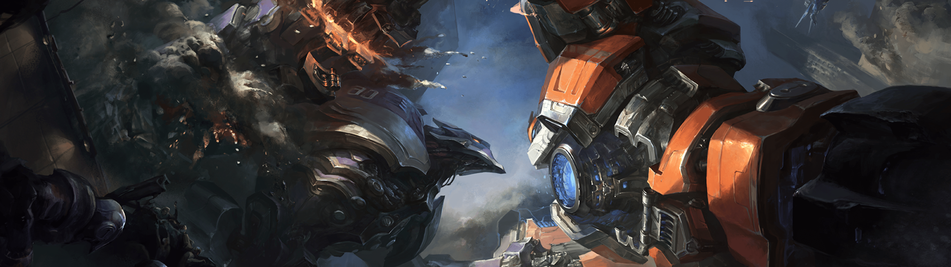 3840x1080 Mecha (Universe). League of Legends
