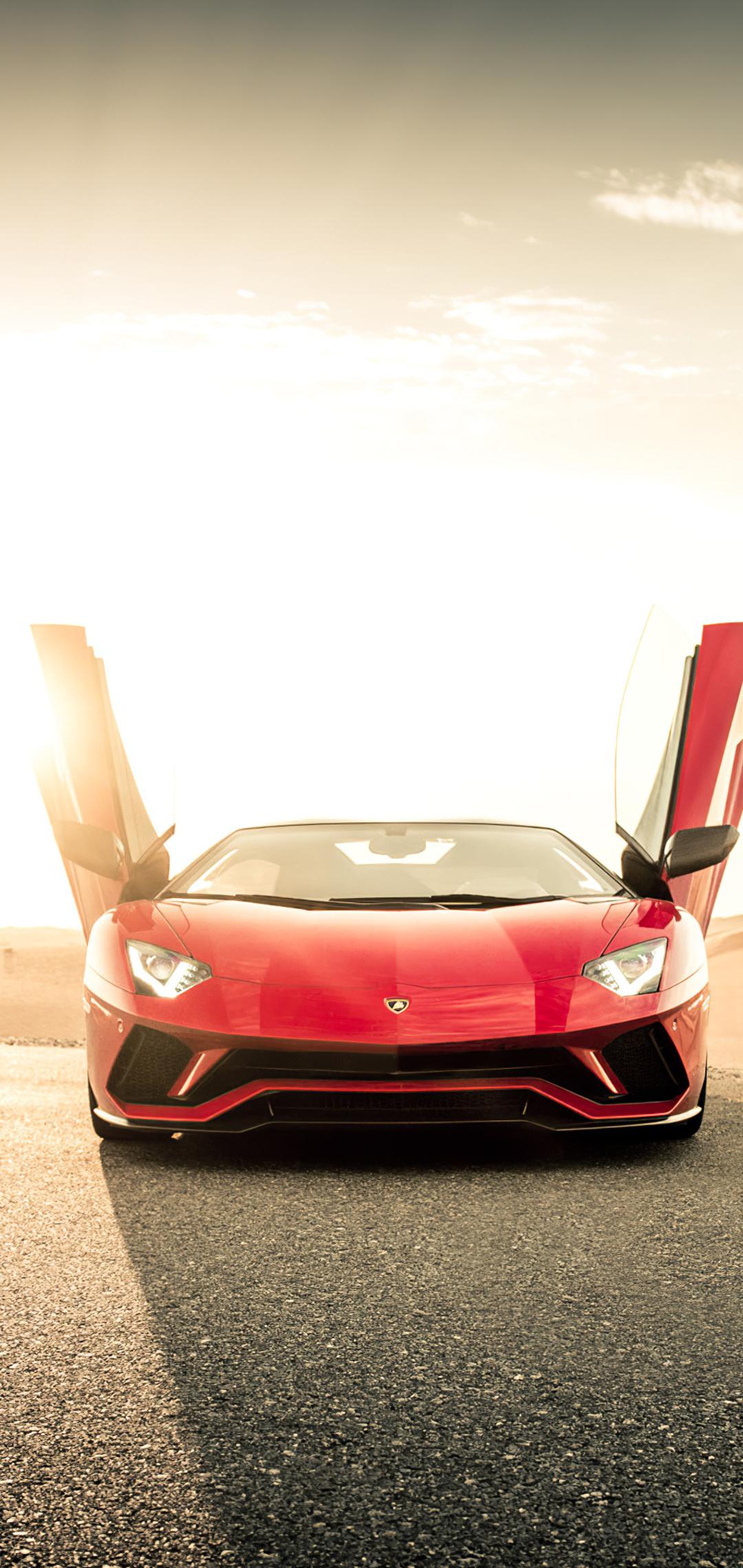 1080x2280 Lamborghini Aventador S Roadster 2020 Doors Open One Plus Huawei p Honor view Vivo y Oppo f Xiaomi Mi A2 HD 4k Wallpaper, Image, Background, Photo and Picture