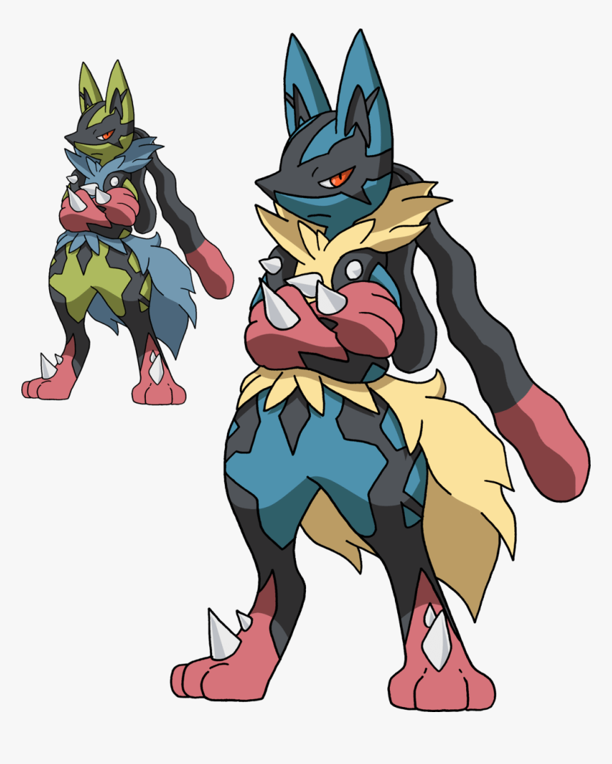 860x1073 Clipart Wallpaper Blink Pokemon Mega Lucario, HD Png Download, Transparent Png Image