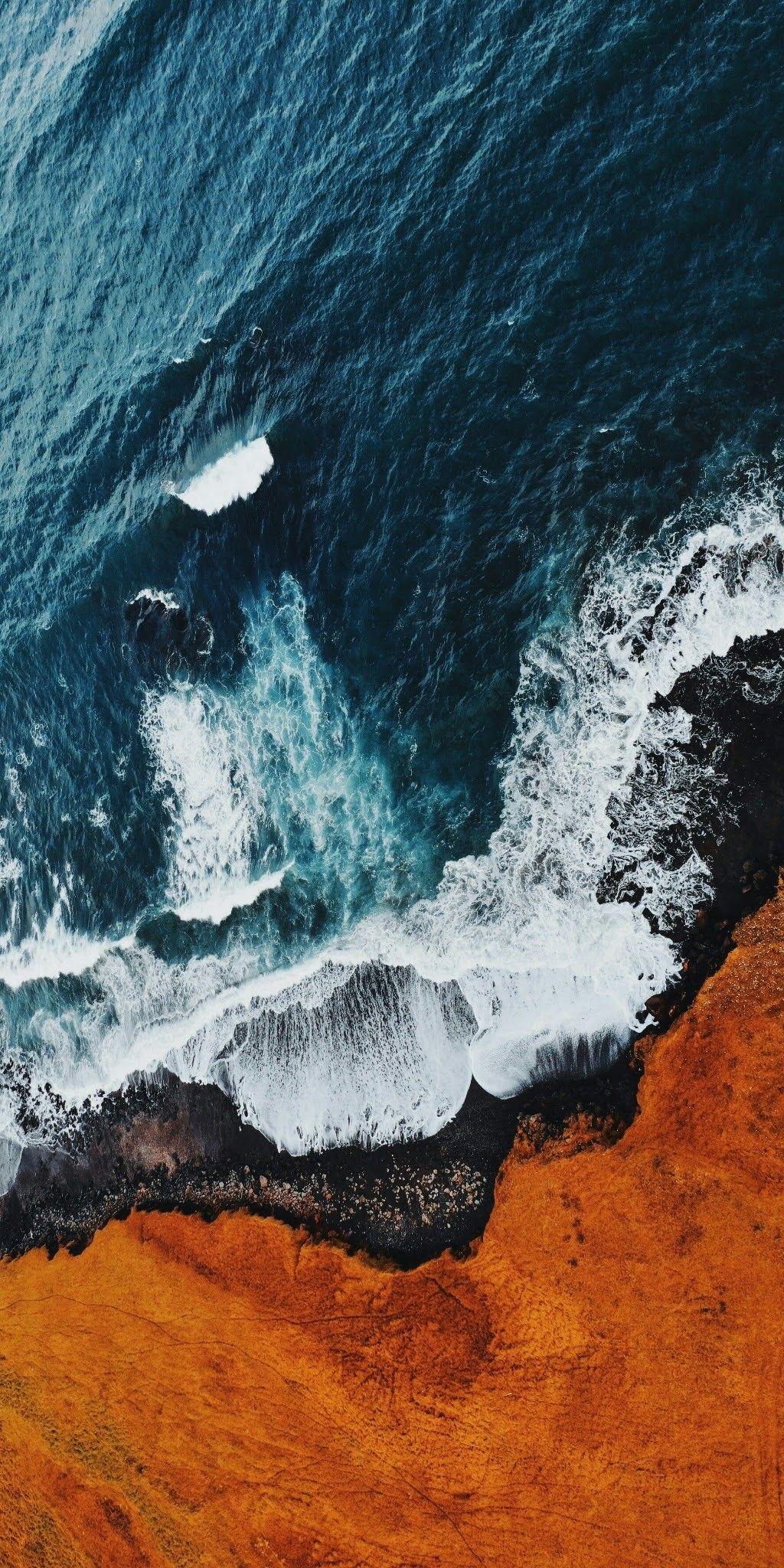 1024x2048 Drones Photography. Ocean wallpaper, Background phone wallpaper, Nature wallpaper