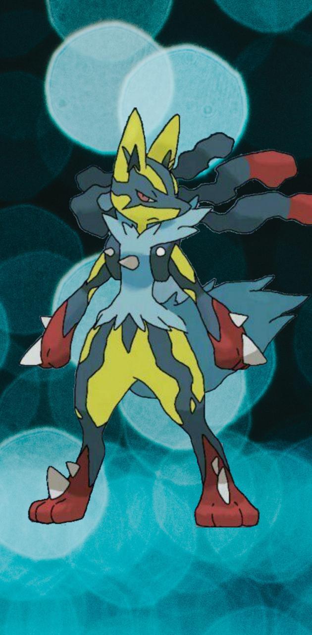 630x1280 Shiny Mega Lucario wallpaper