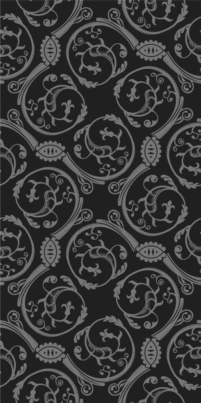 687x1374 Gothic motifs style Baroque style wallpaper