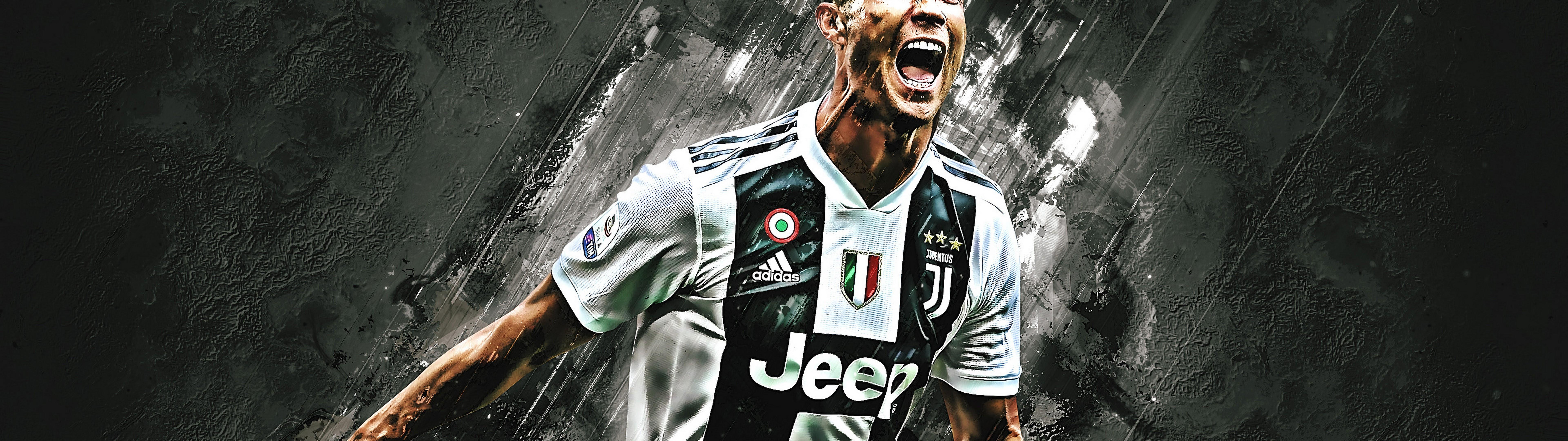 7680x2160 Cristiano Ronaldo Football Player 4K Wallpaper