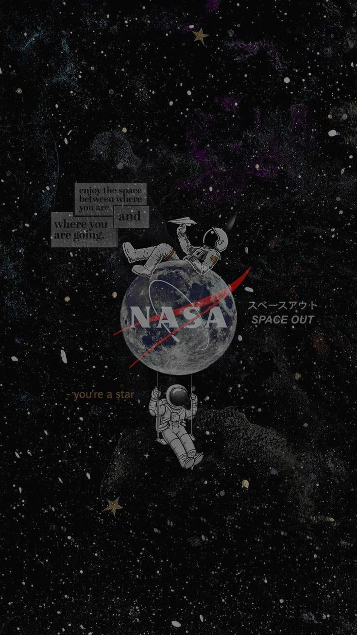 735x1307 Pin em Salvamentos rápidos. Astronaut wallpaper, Dark wallpaper iphone, Nasa wallpaper
