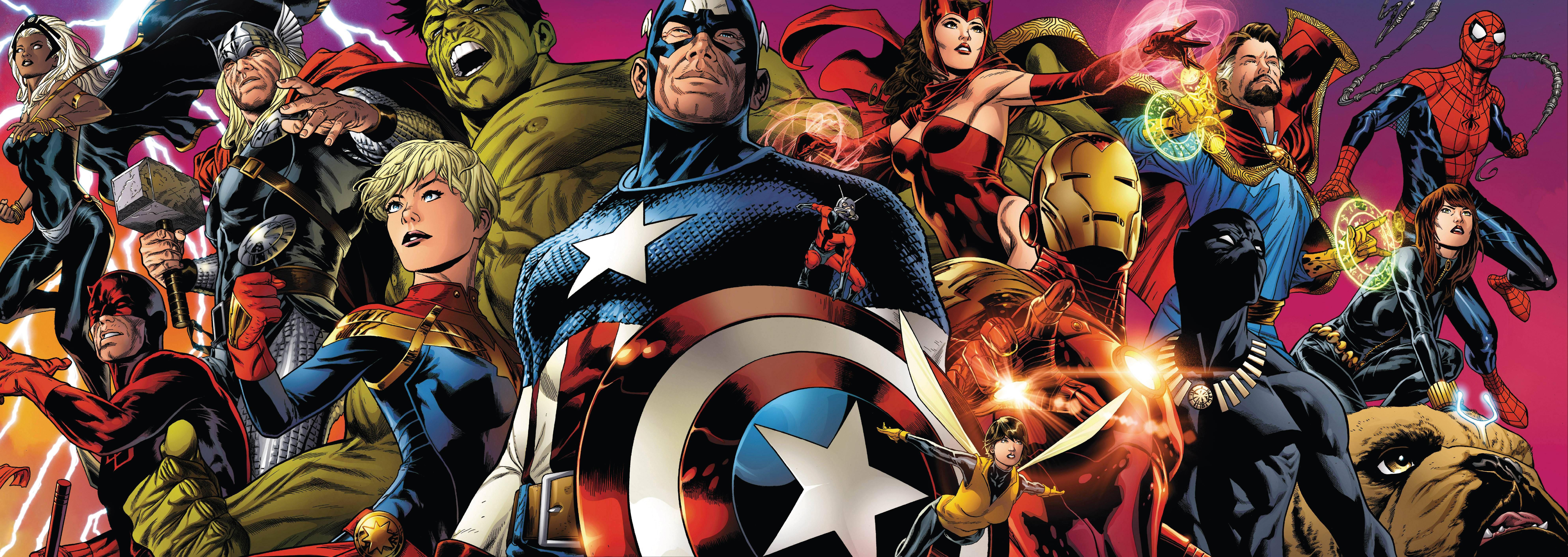 7950x2823 Download Comic Book Wallpaper