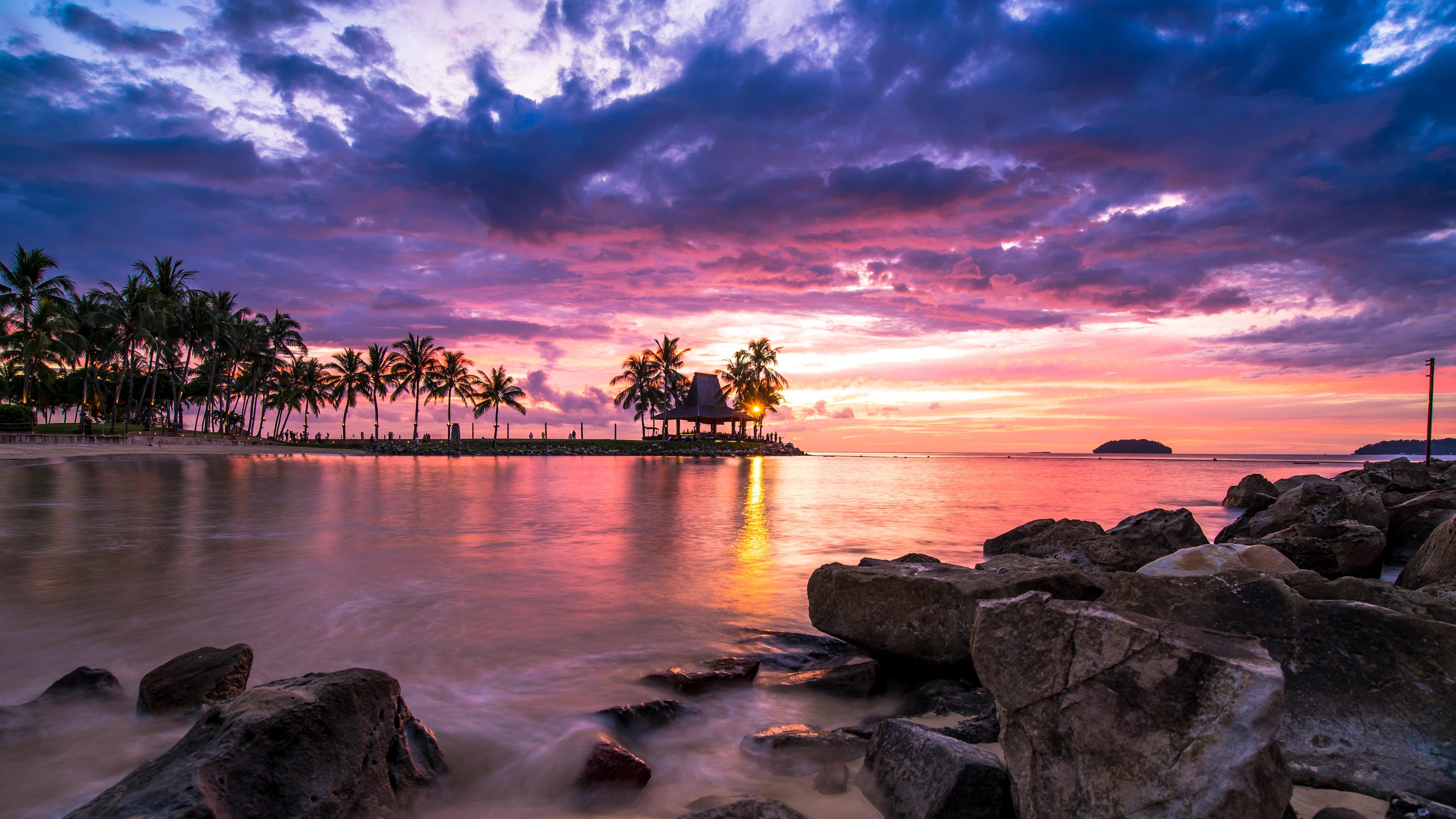 5120x2880 Beaches Wallpaper. HD Background Image. Photo