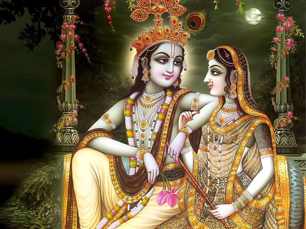 1024x768 Bhagwan Ji Help me: Shree Krishna Radha Krishna HD Wallpaper