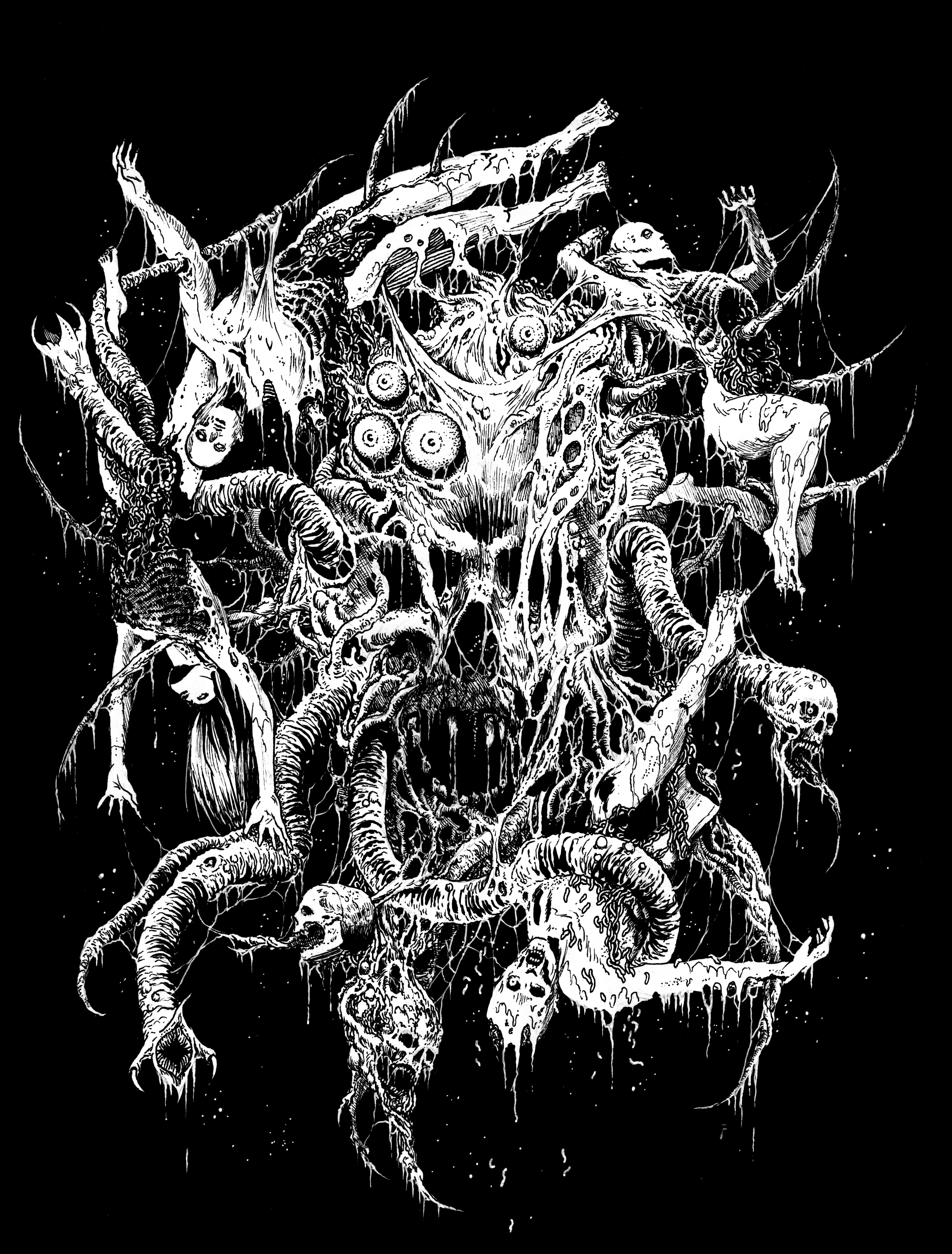 4997x6579 Please Enjoy New Work From The Death Metal Artist Who Worked With Justin Bieber, Rihanna, And Pusha T