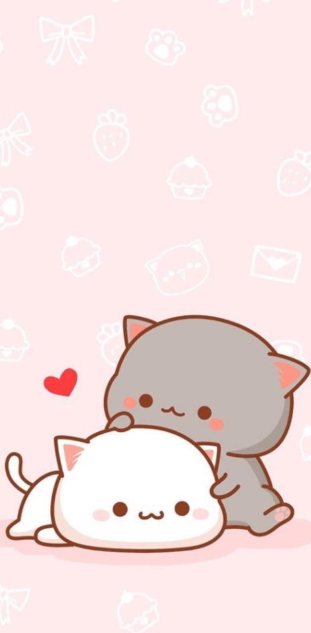 Cute Cartoon Kitten Wallpapers - Top Free Cute Cartoon Kitten ...