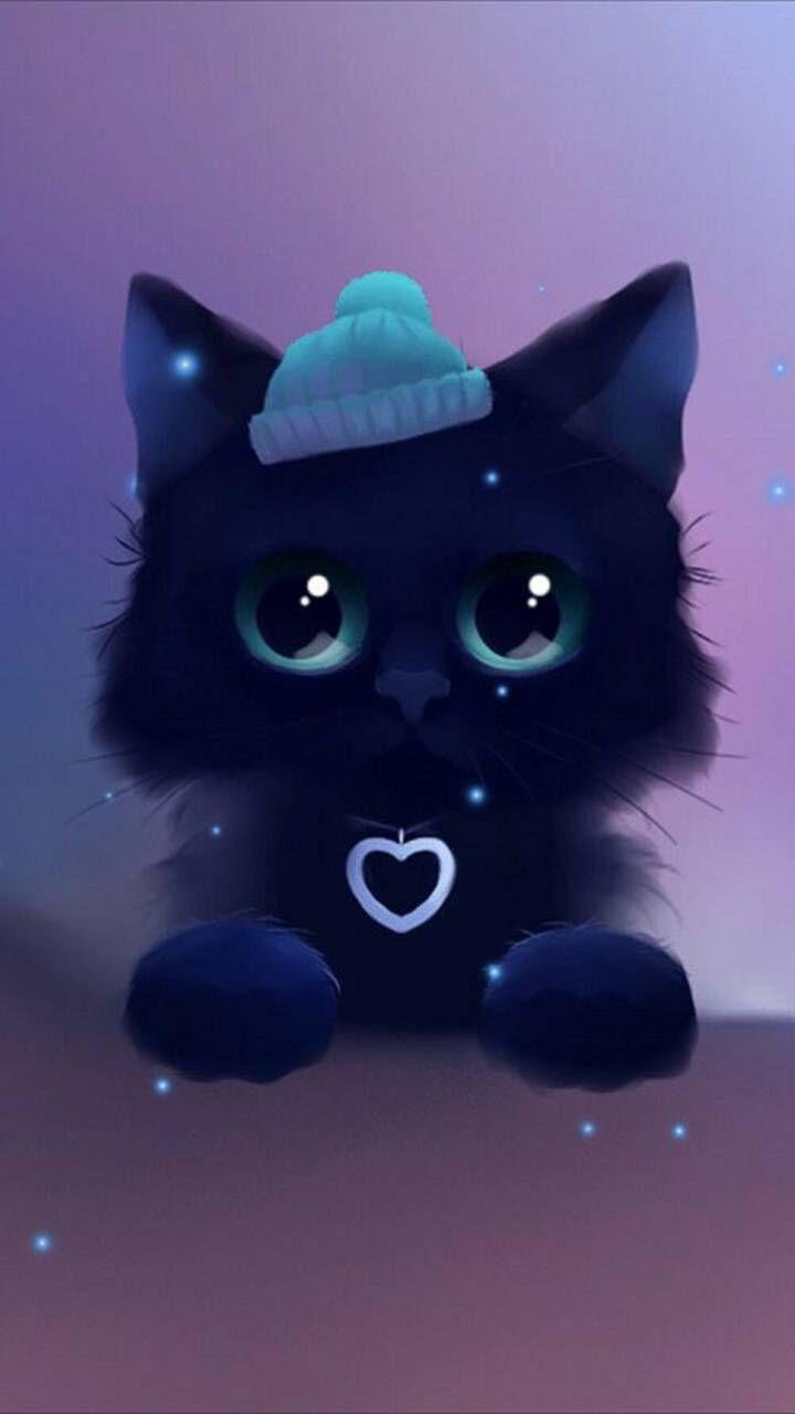 720x1280 Download Cat wallpaper by mirapav now. Browse millions of popular cat Wallpaper an. Cat wallpaper, Cute animal drawings, Cute cat wallpaper