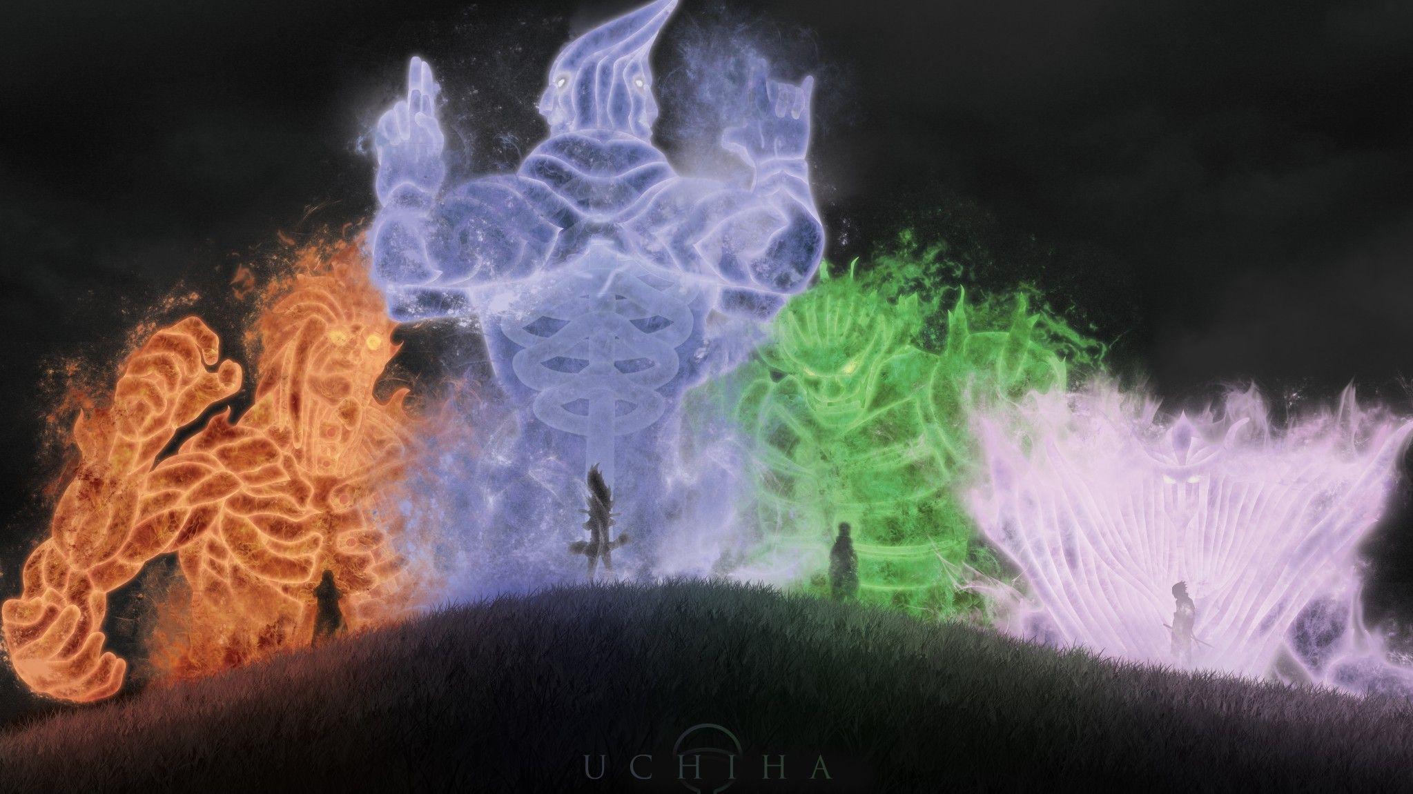 2047x1151 Download 2047x1151 Uchiha Madara, Uchiha Sasuke, Uchiha Obito