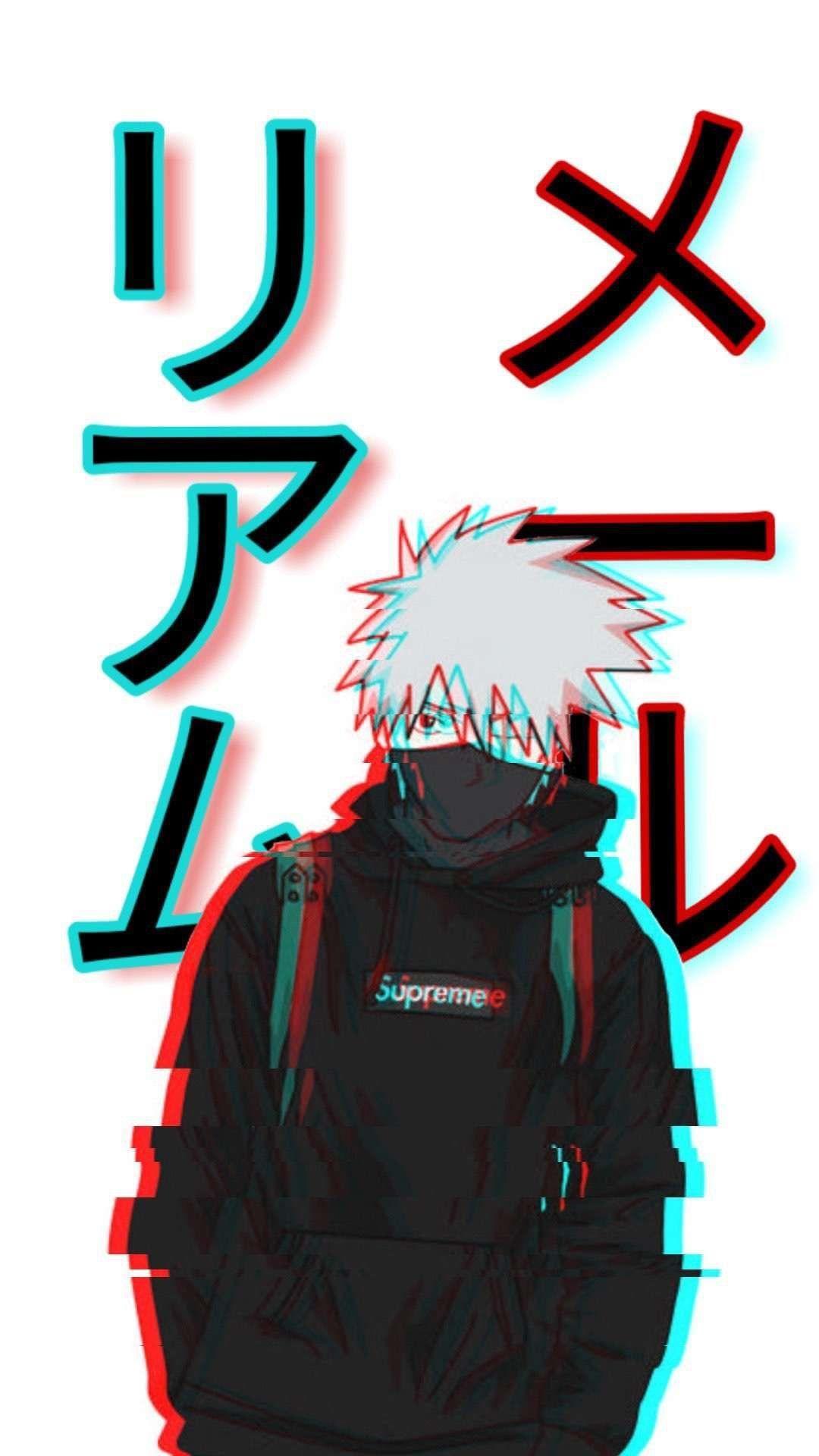1080x1920 Cool Anime Cool Supreme Wallpaper. Kakashi sharingan, Naruto kakashi, Naruto anime