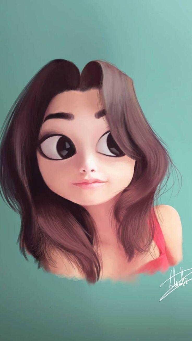 736x1308 Anime. Girl cartoon characters, Cute cartoon girl, Cute cartoon picture
