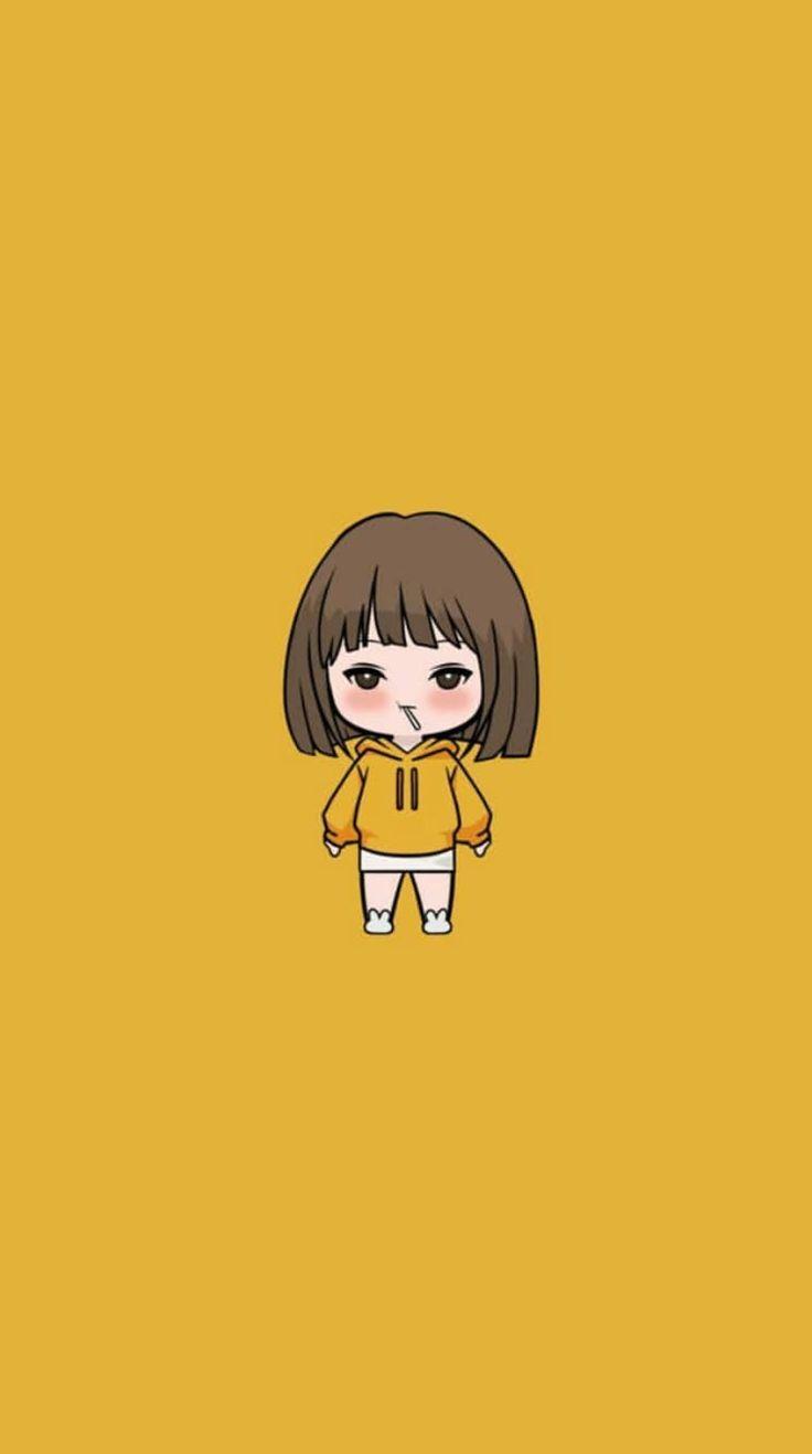 736x1317 Art. Cute cartoon wallpaper, Cartoon wallpaper, Girls cartoon art