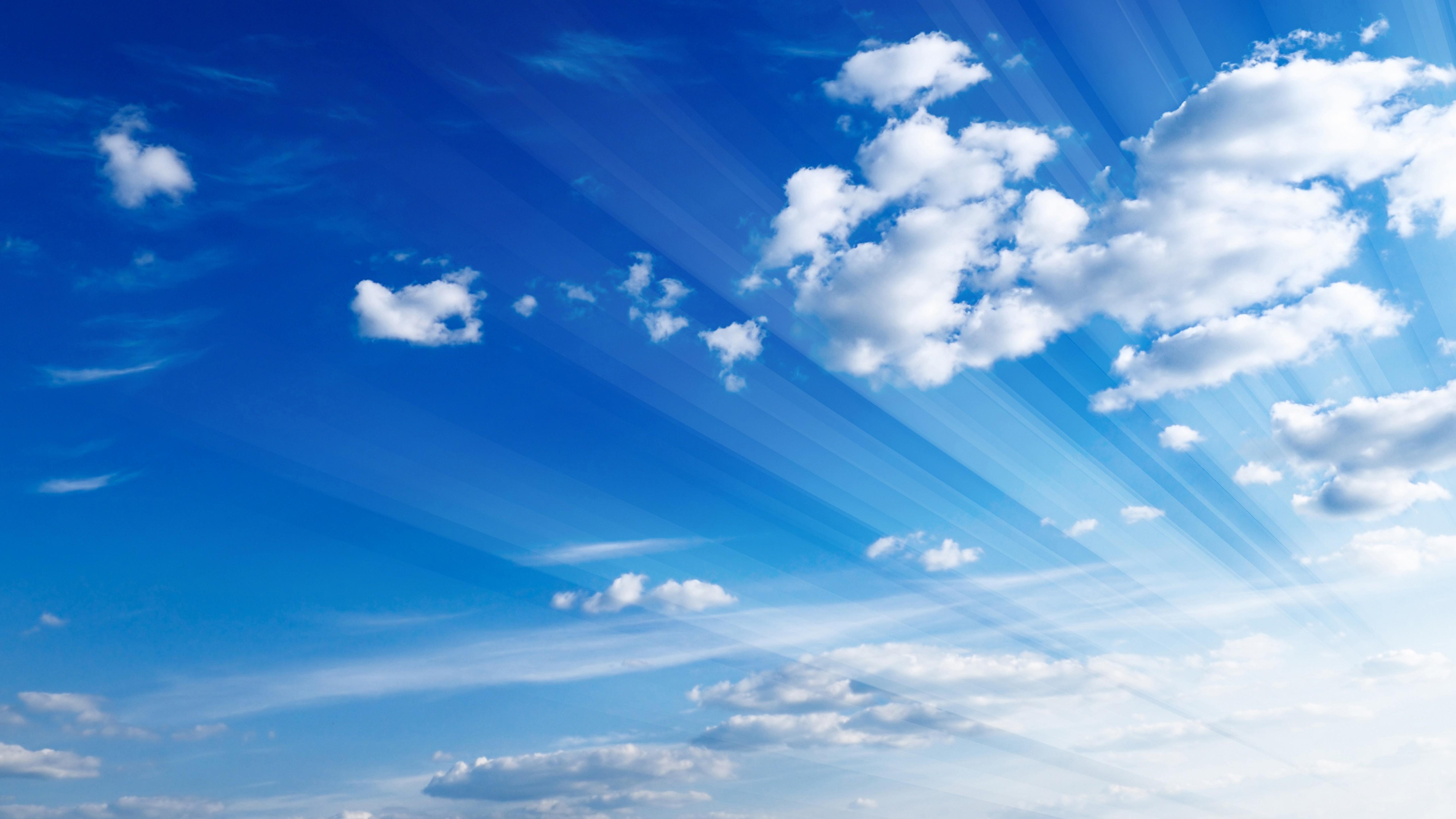 5120x2880 Wallpaper clouds, 5k, 4k wallpaper, 8k, silver lining, blue sky, Nature