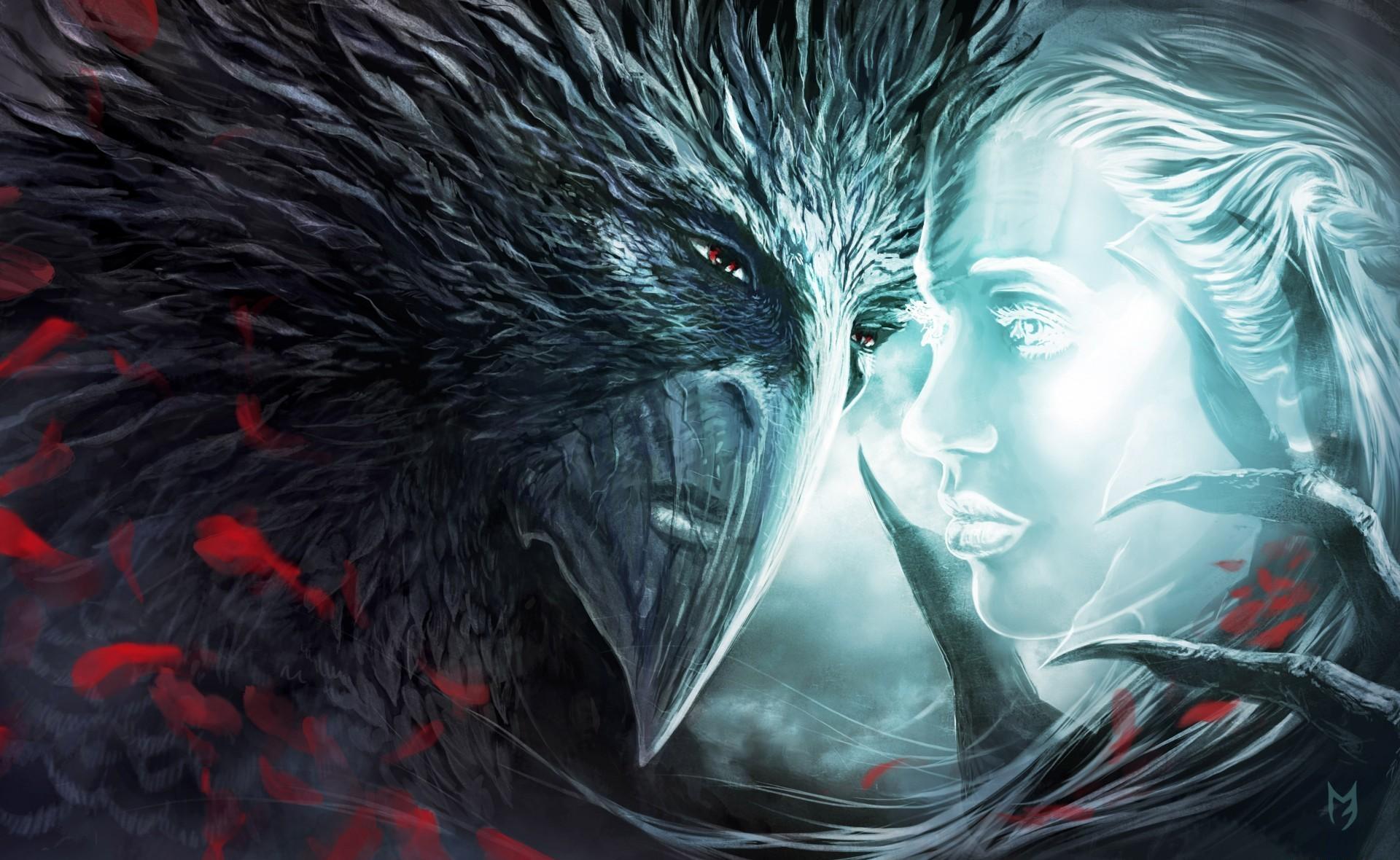 1920x1180 girl, beautiful, monster Wallpaper, HD Fantasy 4K Wallpaper, Image, Photo and Background