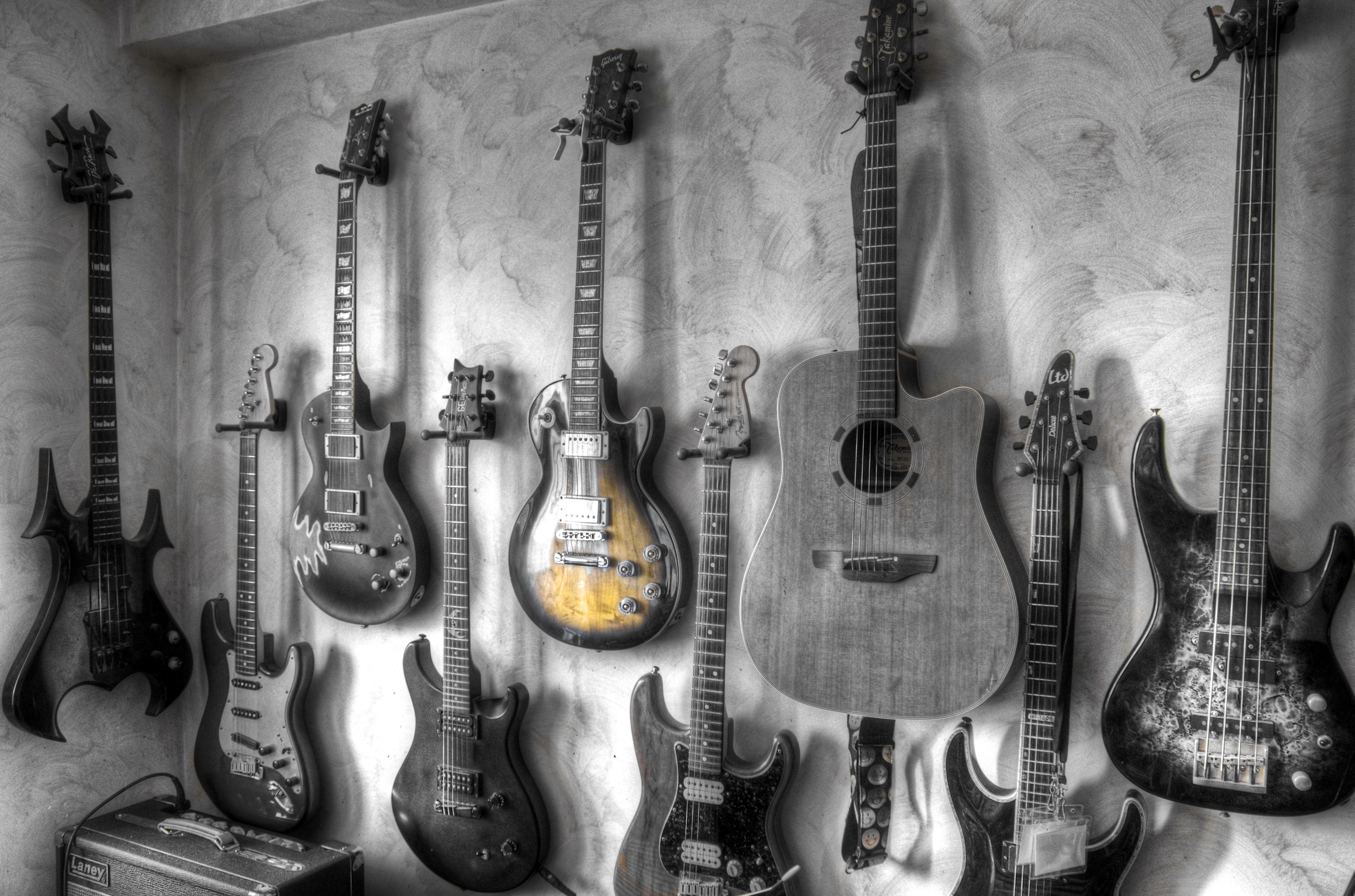 4911x3249 4K Guitar Wallpaper and Background Image