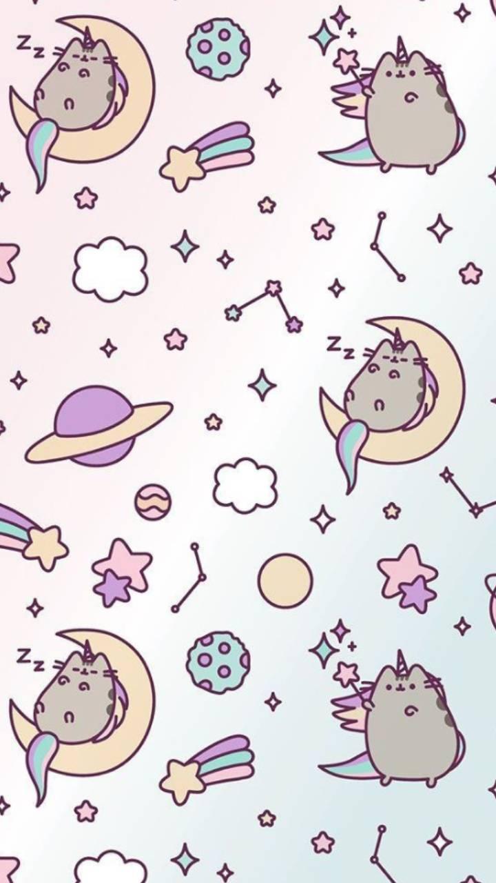 720x1280 Pusheen Wallpaper