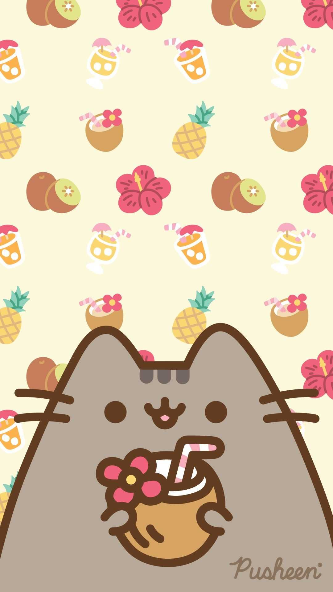 1080x1920 Pusheen Wallpaper