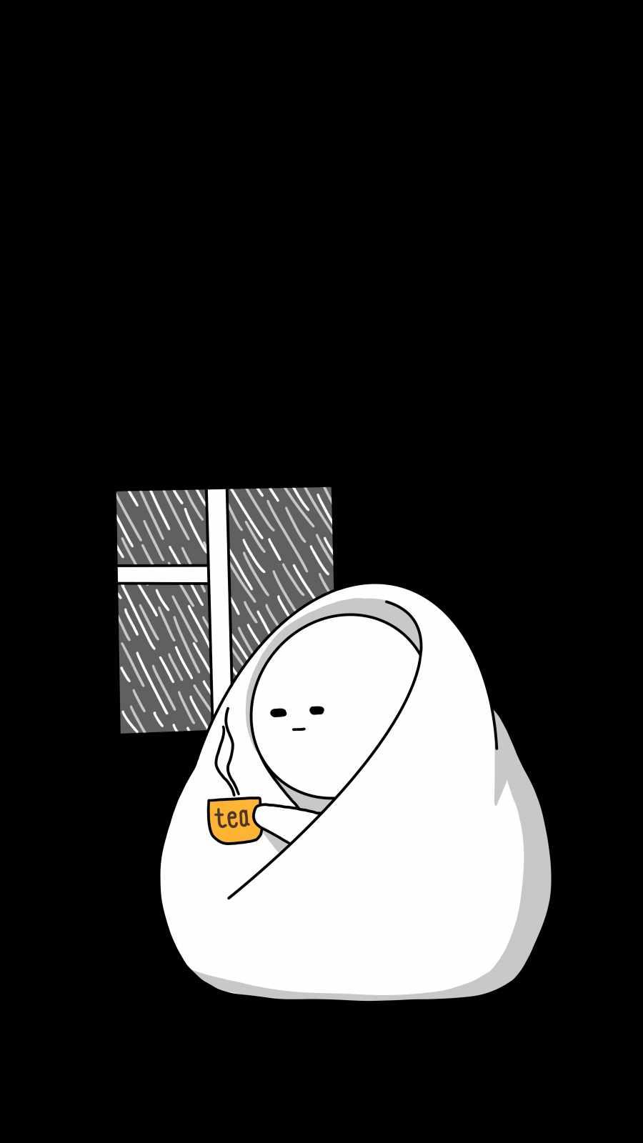 900x1600 Tea Time In Rain IPhone Wallpaper Wallpaper : iPhone Wallpaper