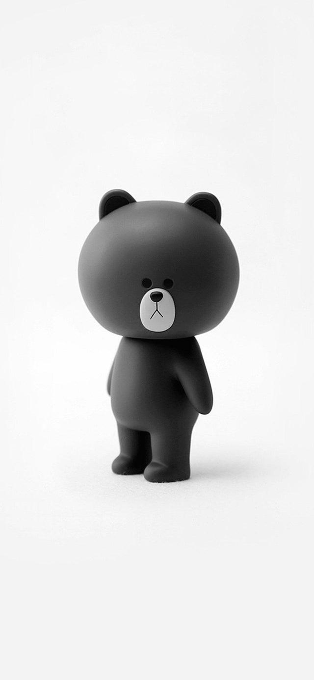 640x1386 Can anyone make this iPhone xs max wallpaper to black background and brown bear. Many thanks