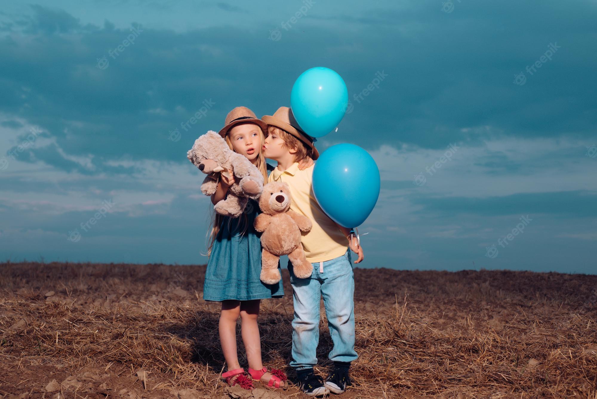 2000x1335 Premium Photo. Child care beautiful little couple boy and girl embracing childcare valentine love concept sweet childhood cute little children enjoying at countryside childhood concept romantic and love