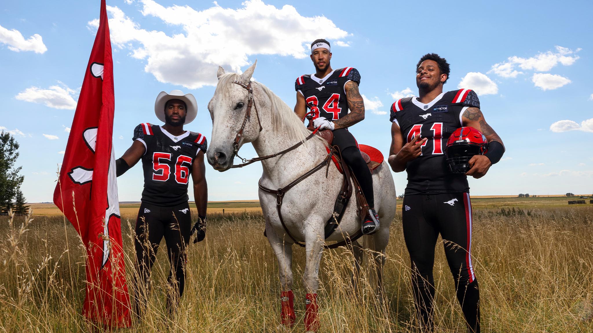 2048x1152 Giddy up: Calgary Stampeders unveil new black alternate uniforms