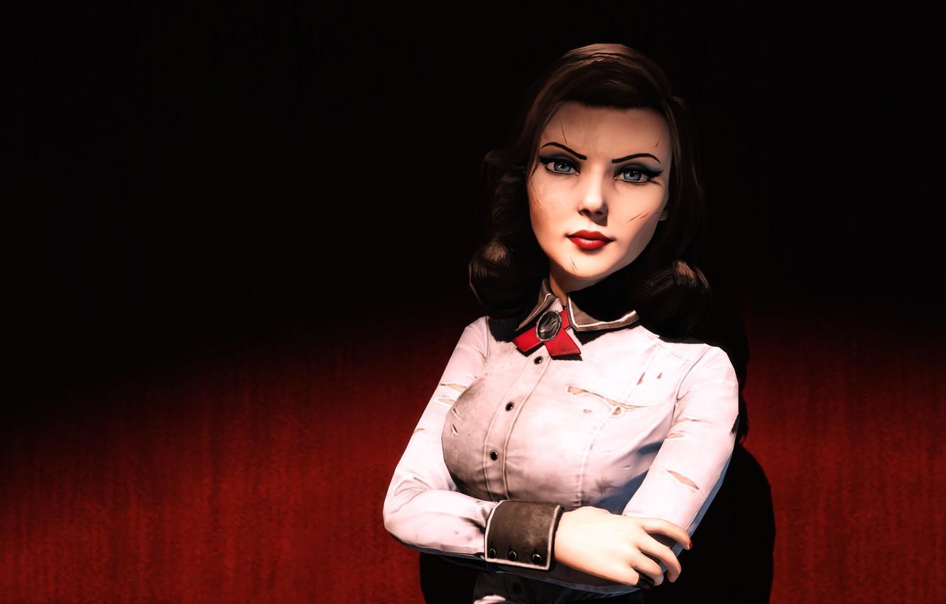 1332x850 Wallpaper Look, Hair, Bioshock, Wounds, Infinite, Elizabeth, Burial at Sea image for desktop, section игры