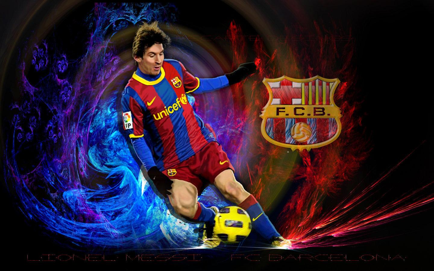 1440x900 Lionel Messi FC Barcelona Wallpaper Andres Messi Wallpaper
