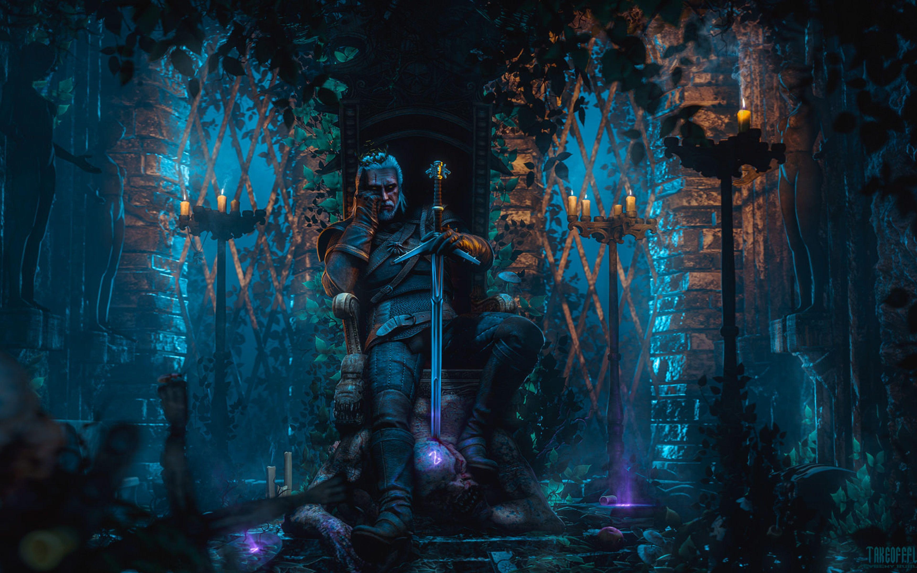 3840x2400 Geralt Of Rivia The Witcher 3 UHD 4K 3840x2400 Resolution Wallpaper, HD Games 4K Wallpaper, Image, Photo and Background Den. The witcher, Wallpaper, Fantasy art