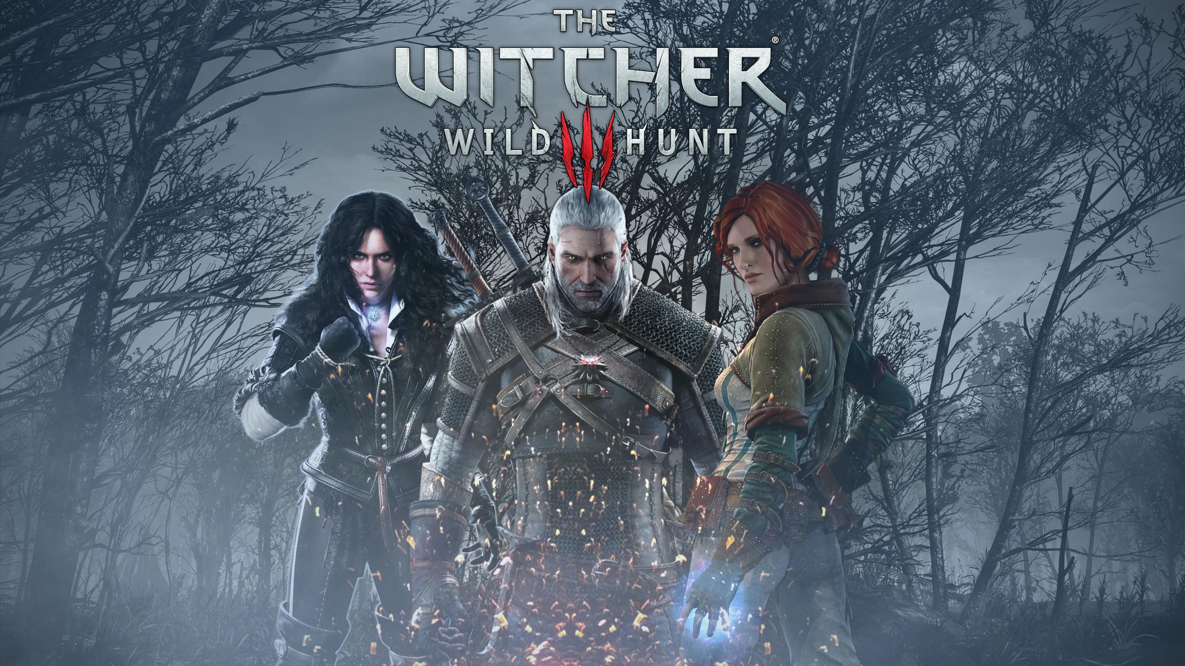 3840x2160 Logo Triss Merigold The Witcher Video Games The Witcher 3: Wild Hunt Yennefer Of Vengerberg Geralt Of Rivia / iPhone HD Wallpaper Background Download (png / jpg) (2022)