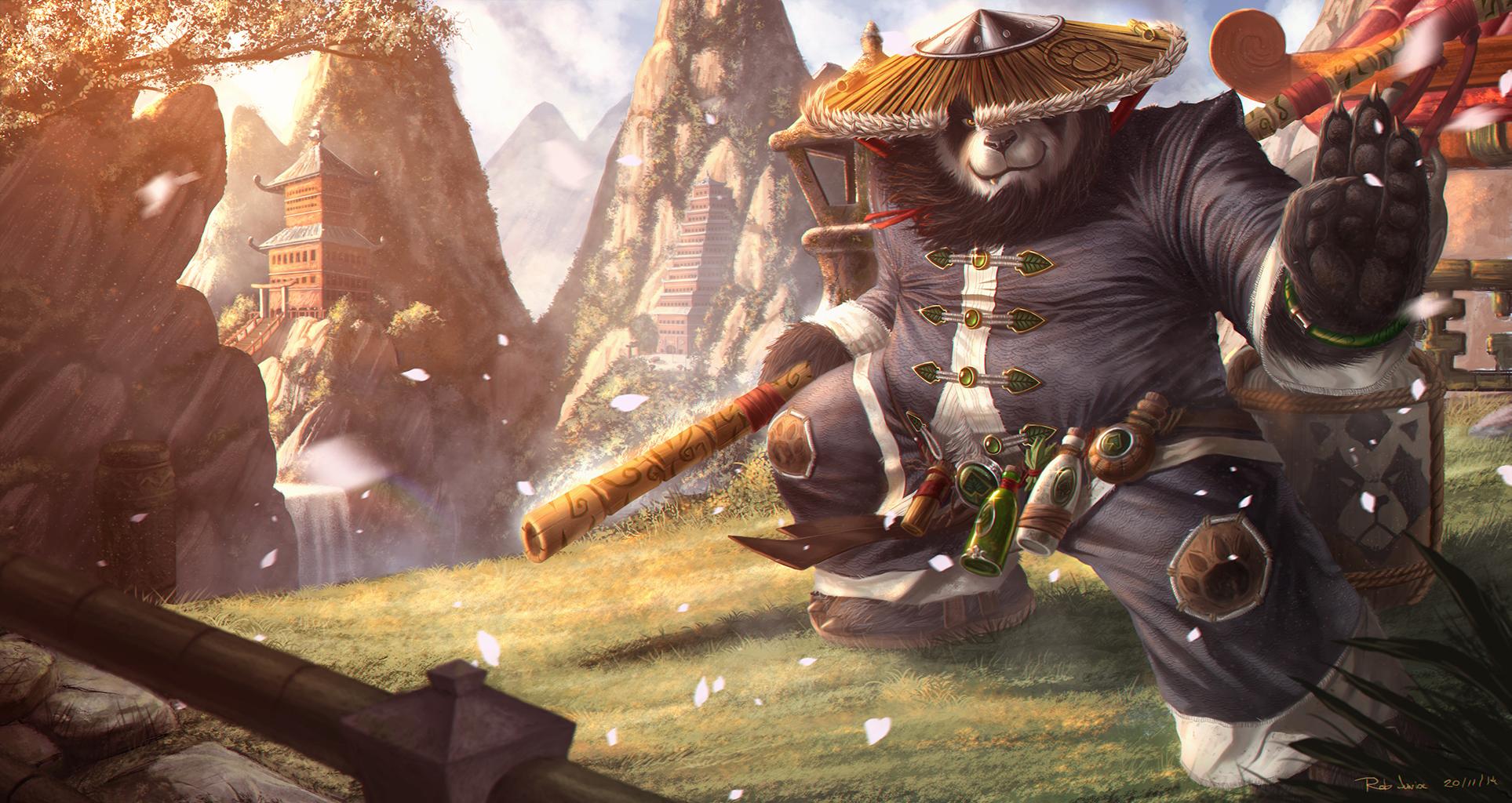 1927x1024 World Of Warcraft: Mists Of Pandaria Wallpaper