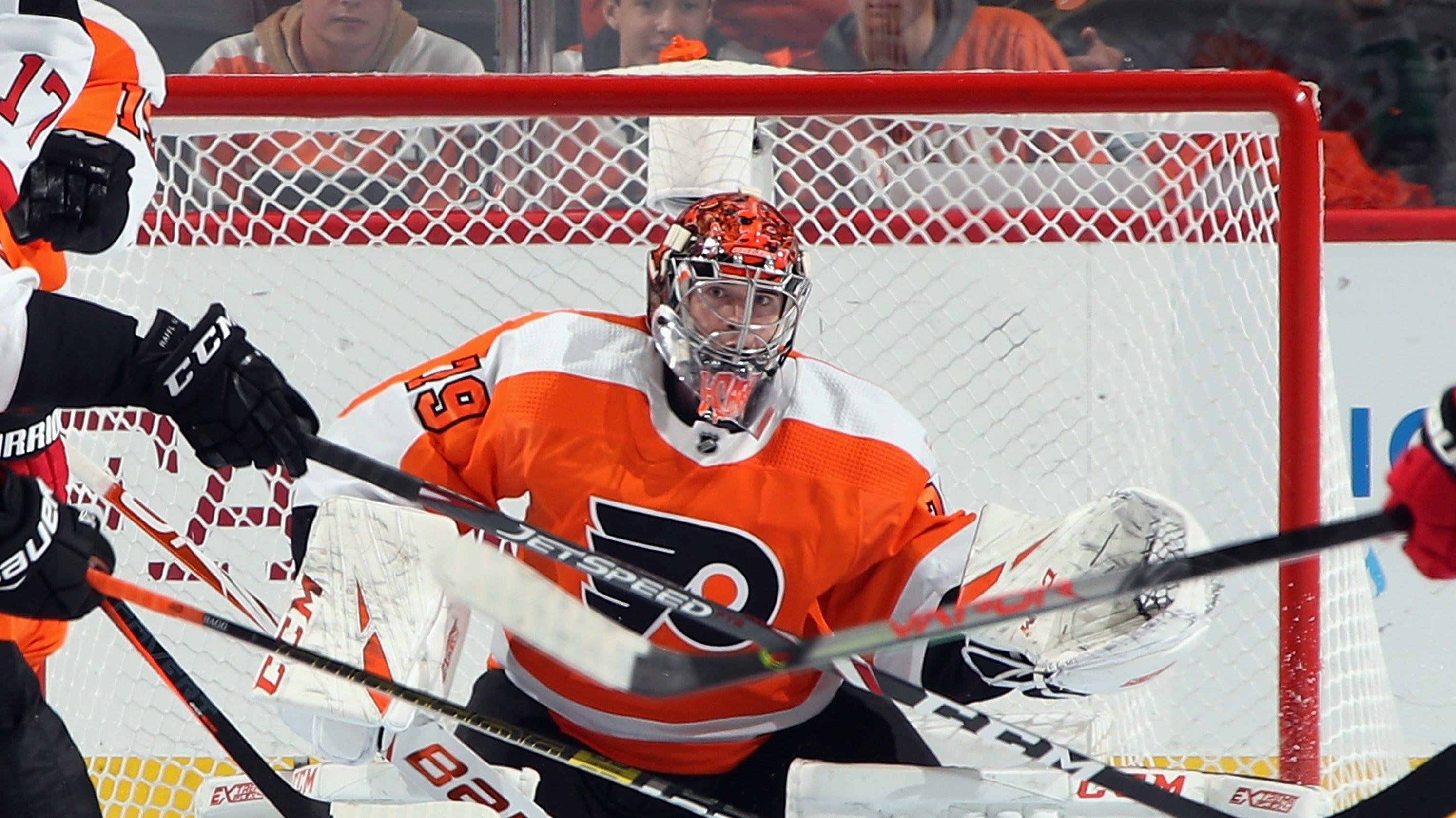 2987x1680 FLYERS CARTER HART 6TH BEST GOALIE IN NHL, GM'S SAY!. Fast Philly Sports