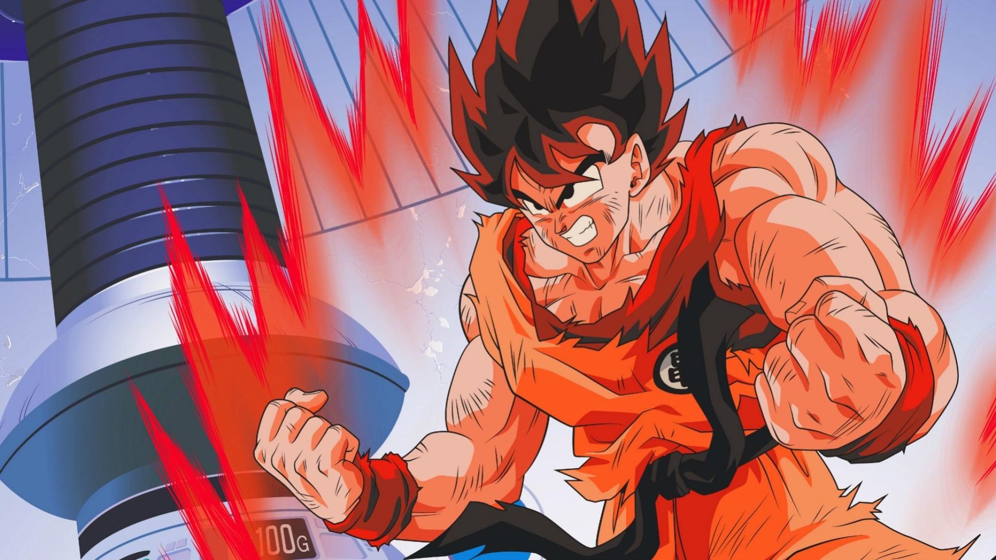 2048x1152 dragon ball z, goku, aggression 2048x1152 Resolution Wallpaper, HD Anime 4K Wallpaper, Image, Photo and Background
