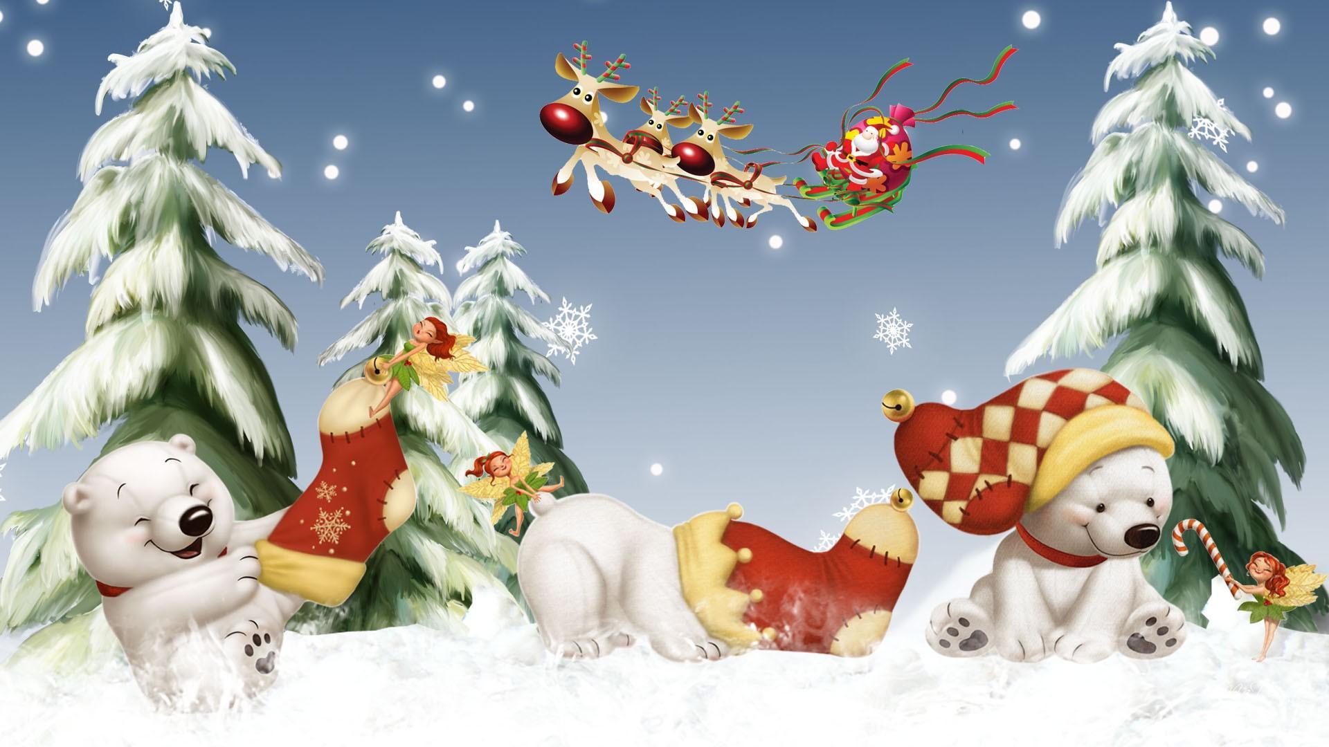 Polar Bear Christmas Wallpapers - Top Free Polar Bear Christmas Backgrounds  - WallpaperAccess