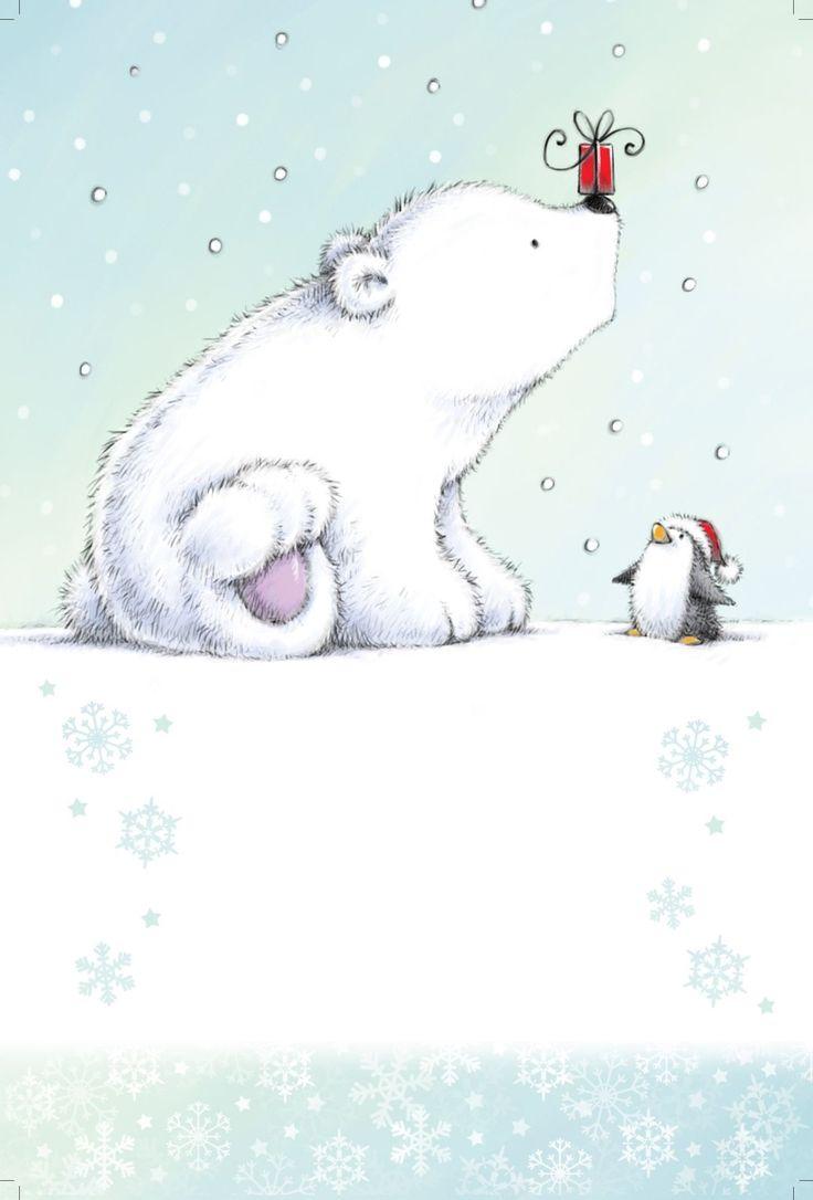 cute polar bear christmas