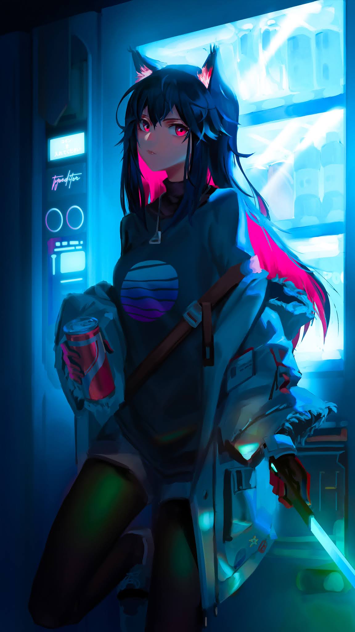 1152x2048 Arknights anime girl mobile wallpaper, Texas (Arknights) Mobile Walls